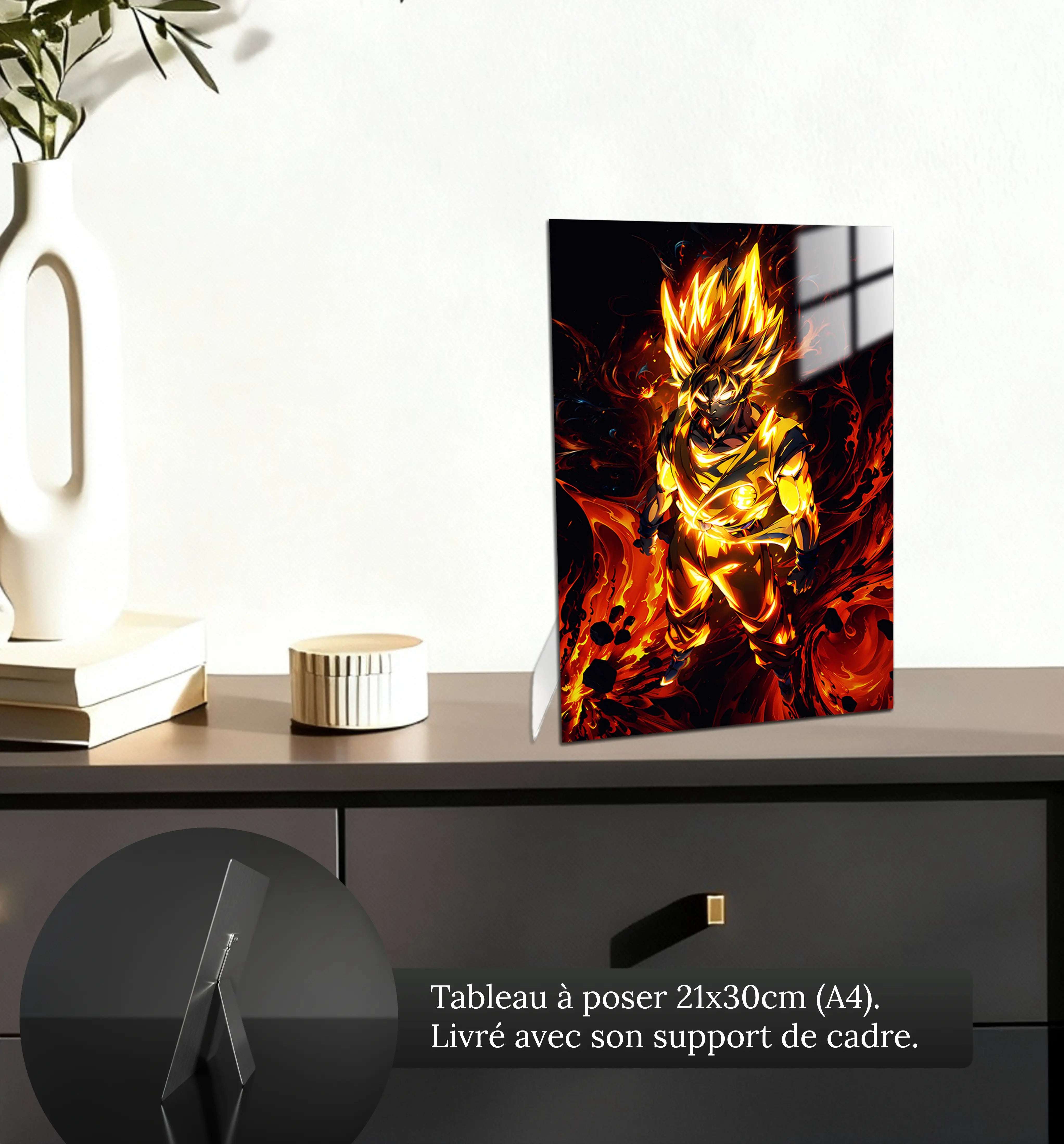 tableau-dbz-goku-super-saiyan-petit-format-a-poser-sur-meuble | DreamWay