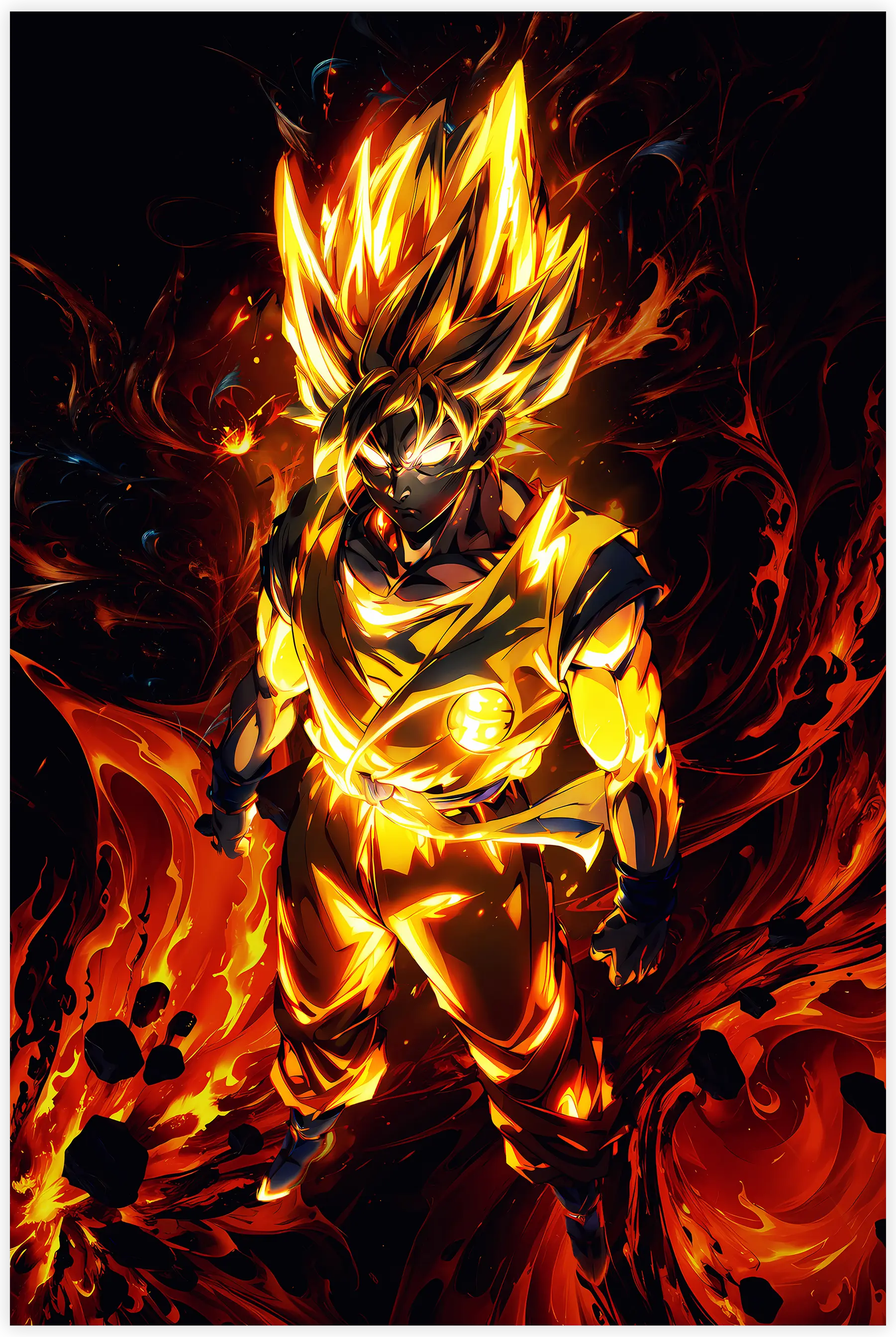tableau-dbz-goku-super-saiyan | DreamWay