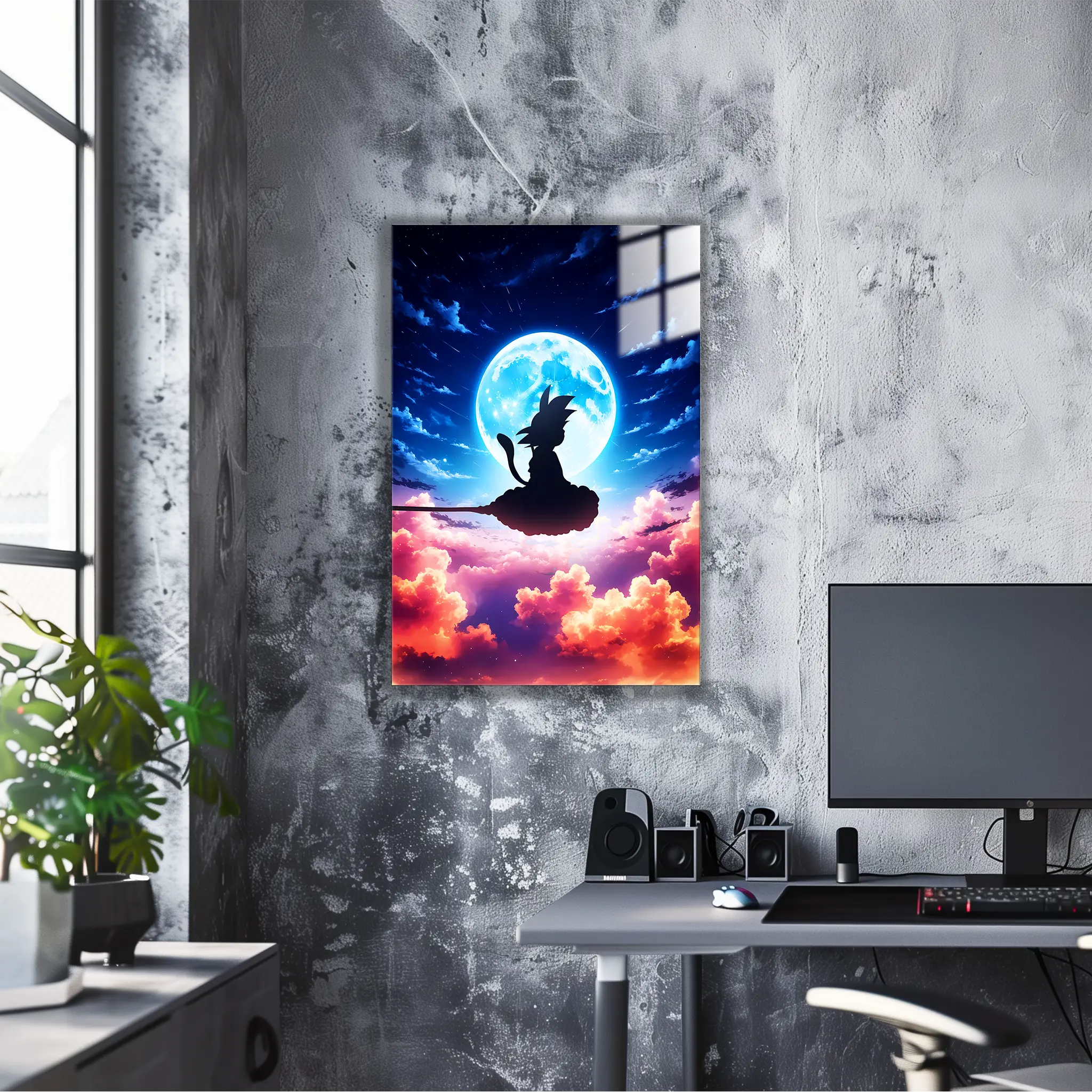tableau-dbz-goku-volant-dans-le-ciel | DreamWay