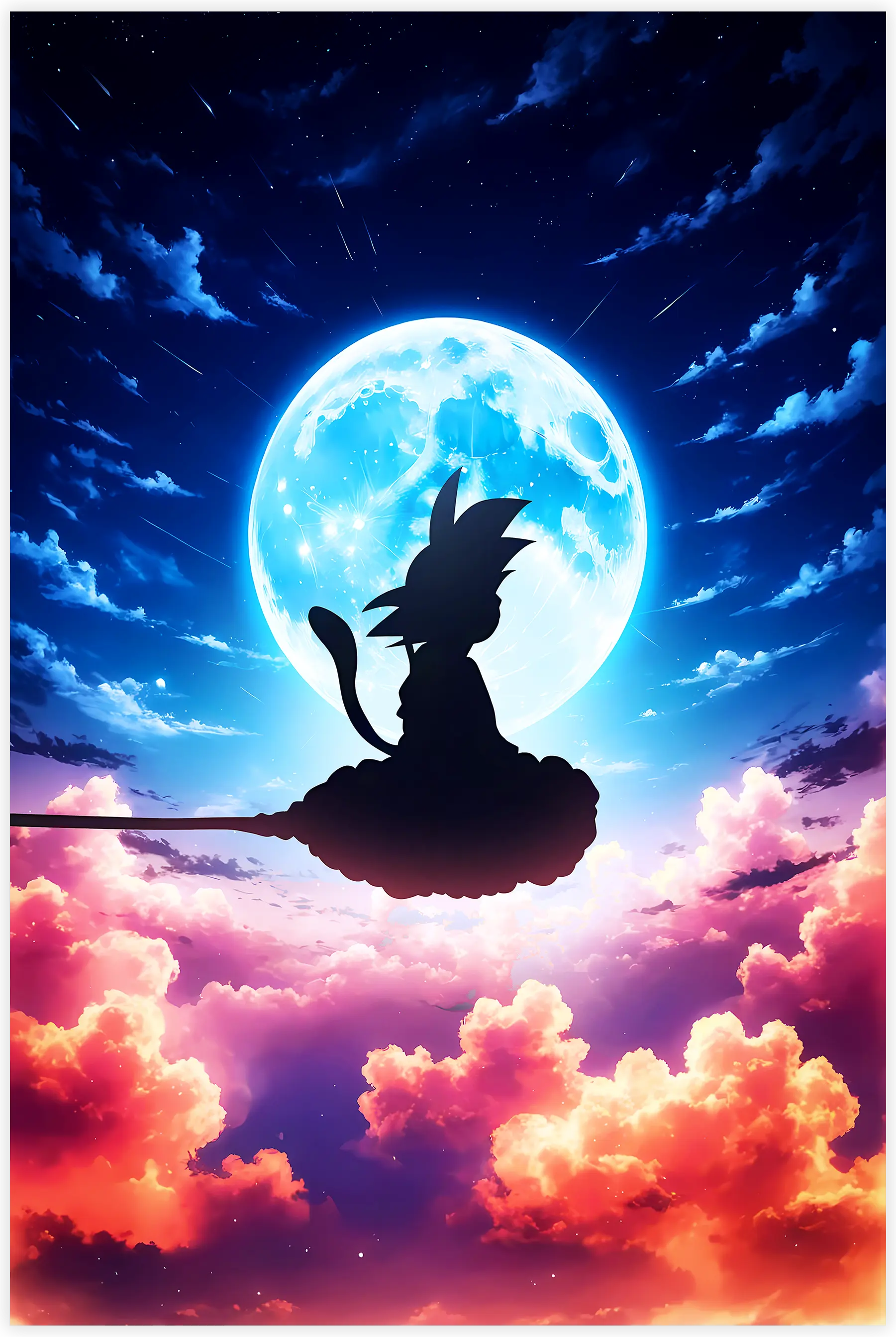 tableau-dbz-goku-volant-dans-le-ciel | DreamWay