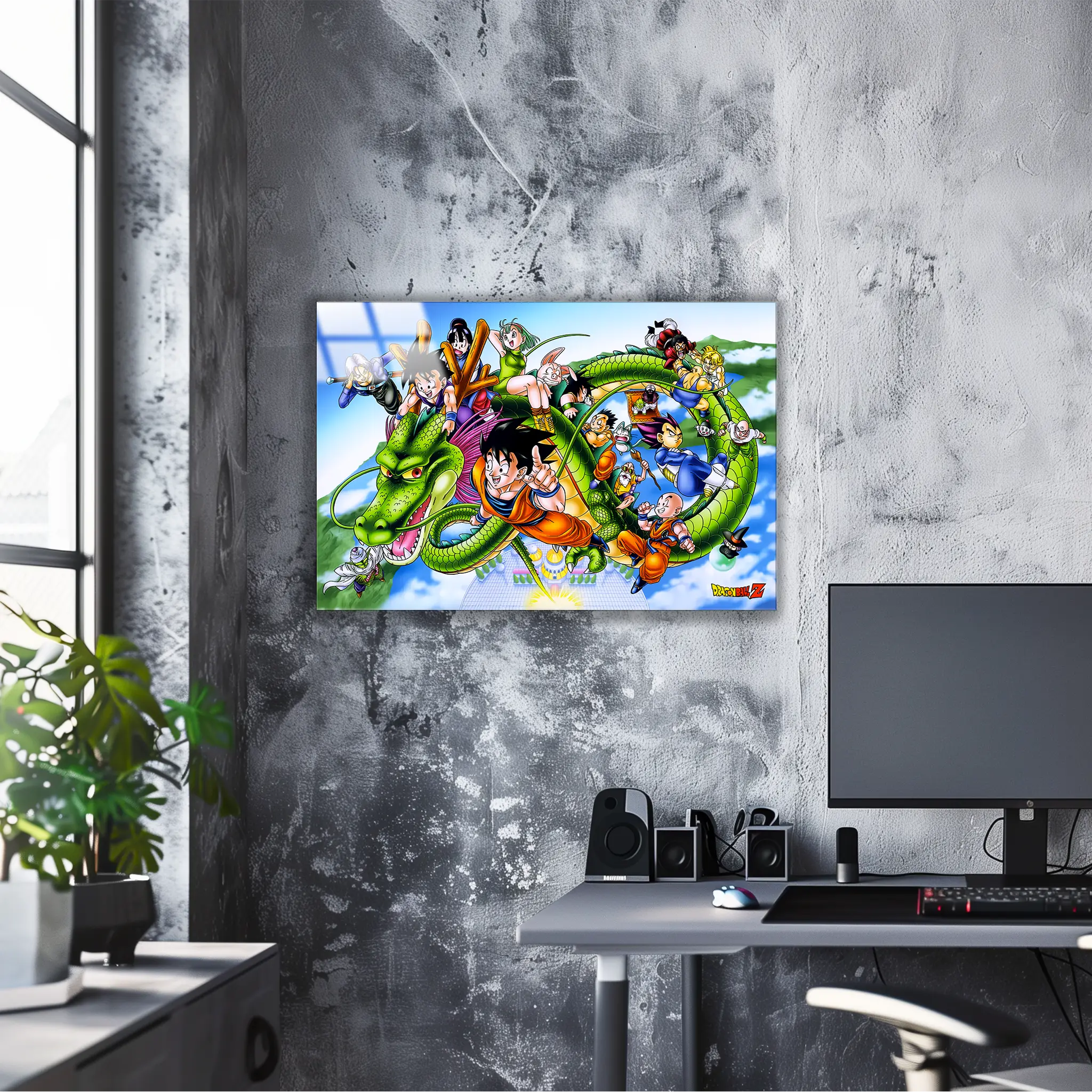 Tableau DBZ Héros Paysage