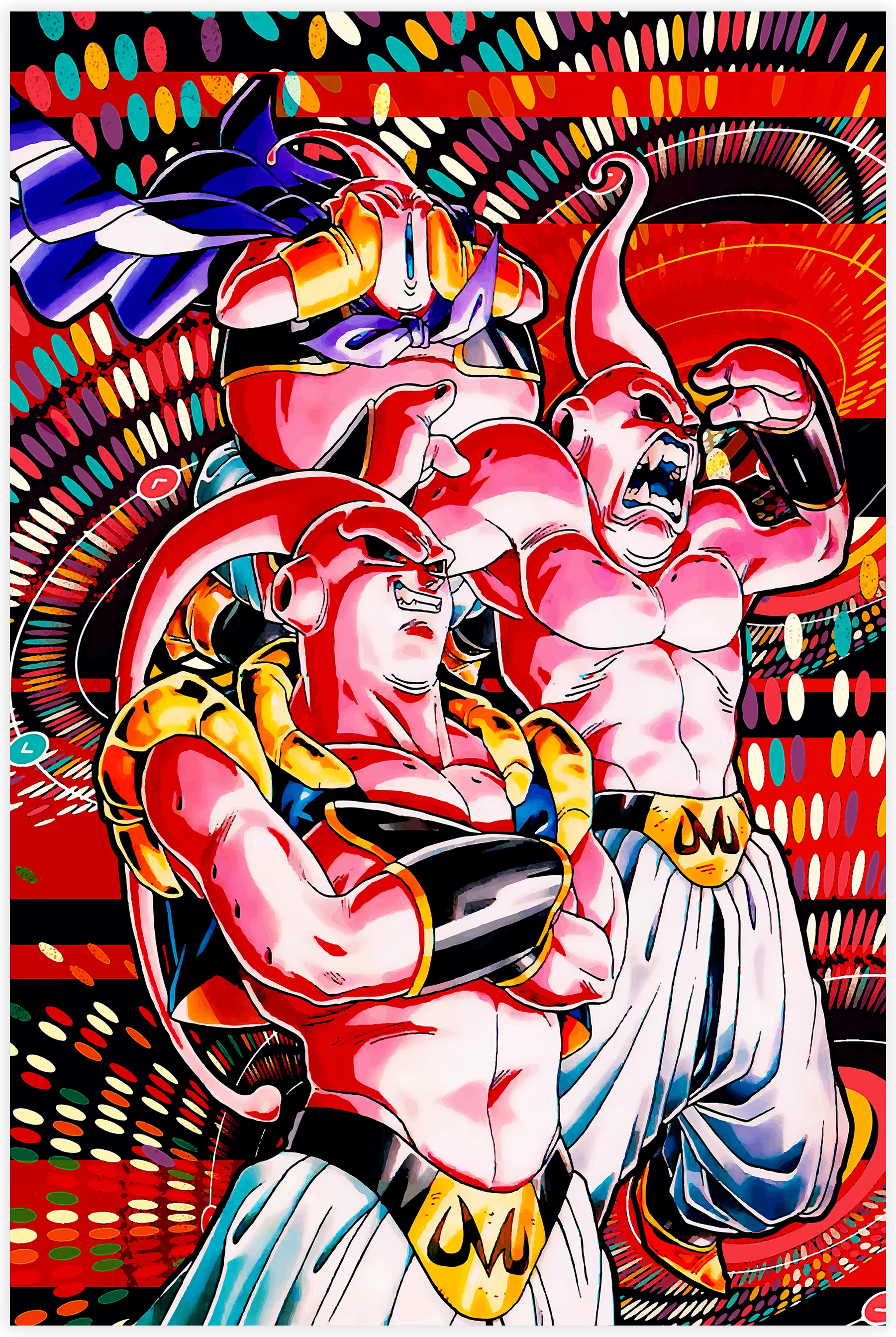 tableau-dbz-majin-boo-transformation | DreamWay