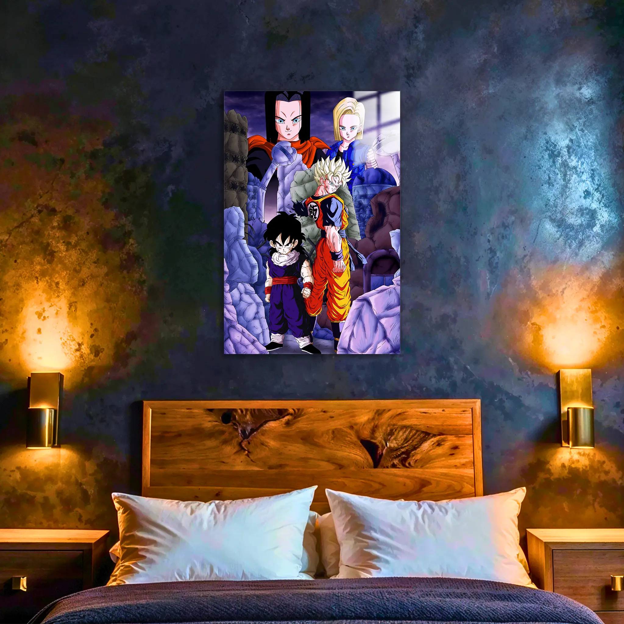 tableau-dbz-mirai-et-gohan-vs-android-dans-la-chambre | DreamWay
