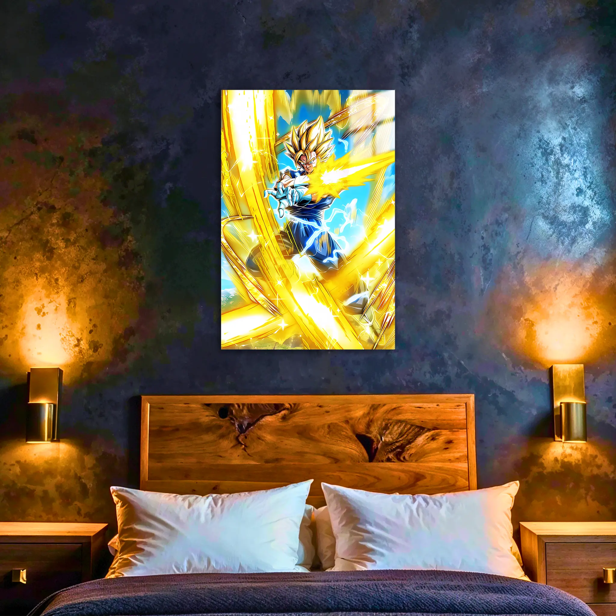 Tableau DBZ Super Saiyan Vegetto