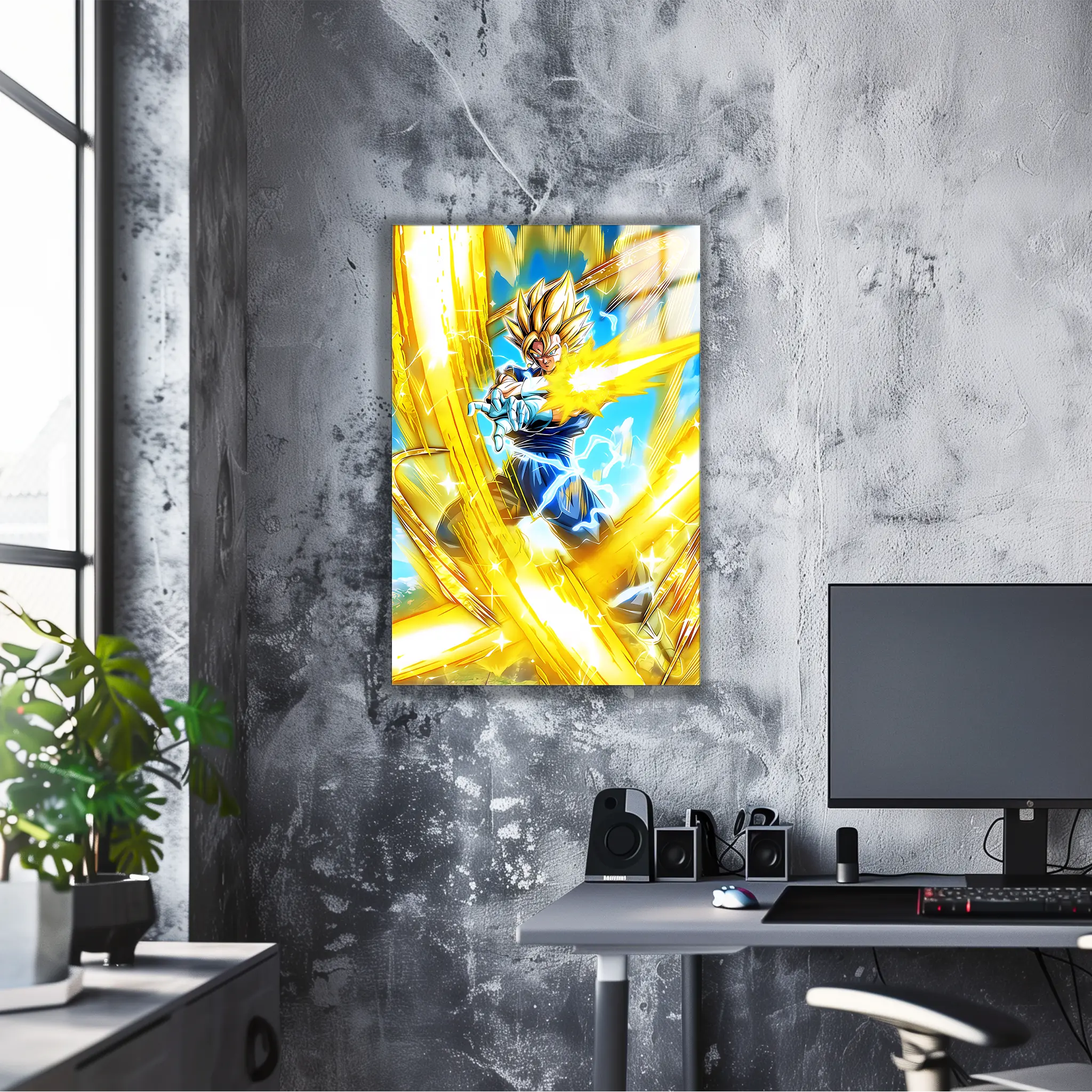 Tableau DBZ Super Saiyan Vegetto
