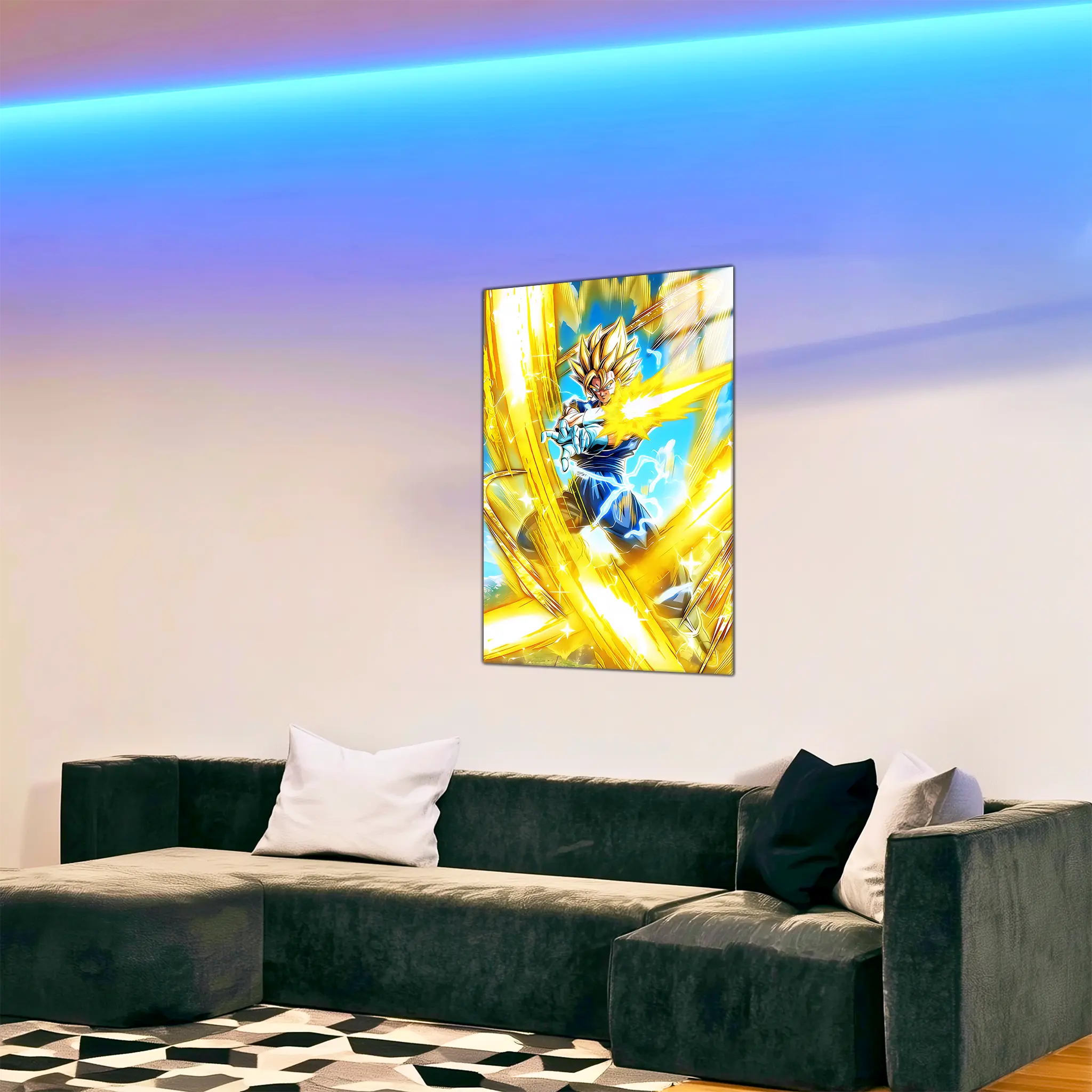 Tableau DBZ Super Saiyan Vegetto
