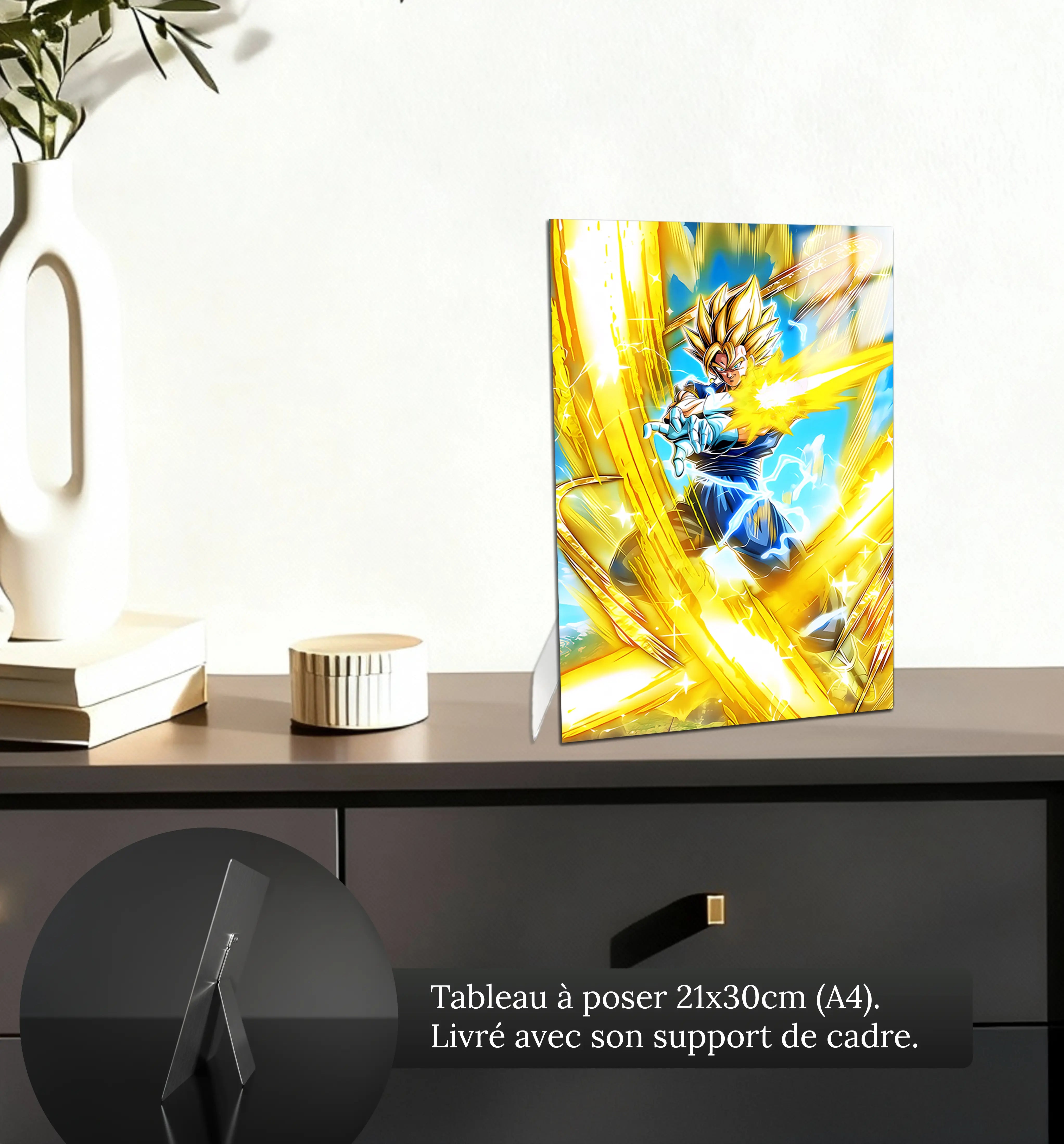 Tableau DBZ Super Saiyan Vegetto