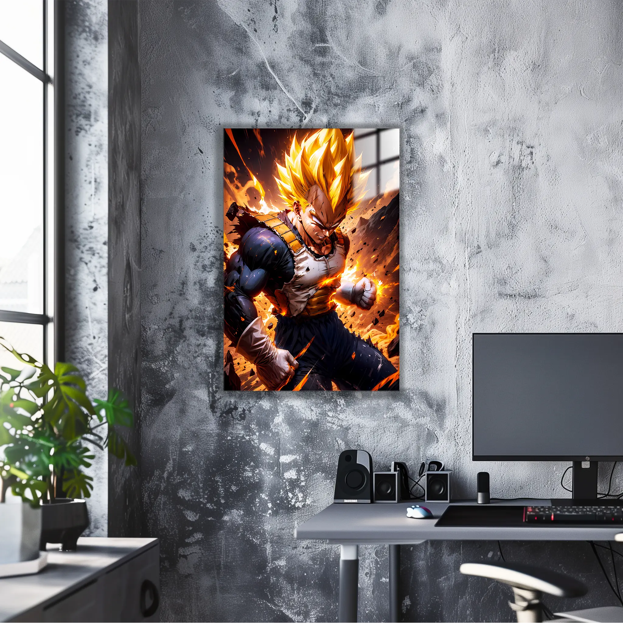 tableau-dbz-super-vegeta-rage | DreamWay