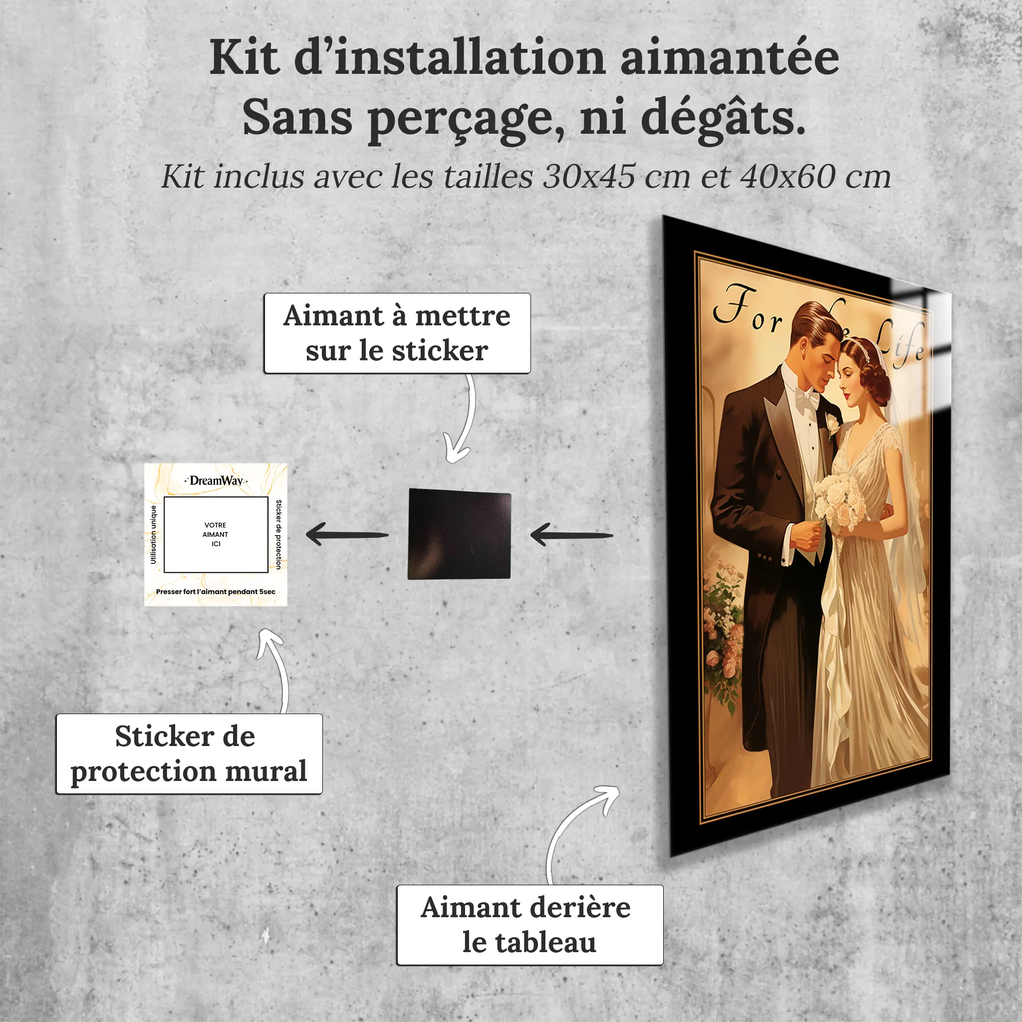 tableau-de-mariage-vintage-avec-installation-aimantee | DreamWay