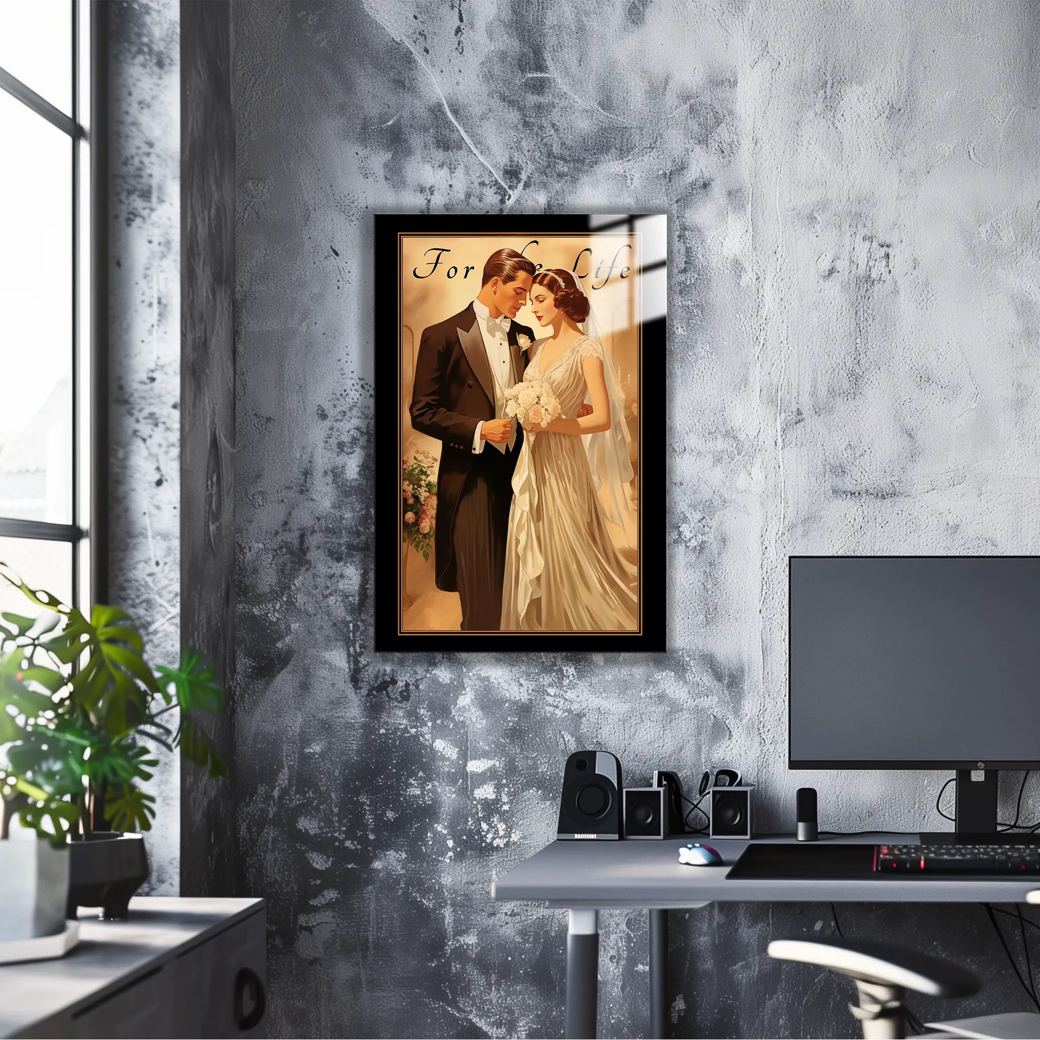 tableau-de-mariage-vintage-dans-le-bureau | DreamWay