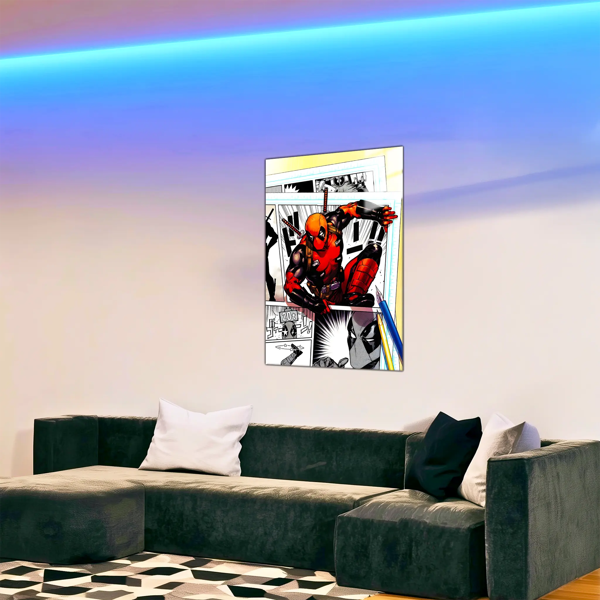 tableau-deadpool-bd-comics-dans-le-salon | DreamWay