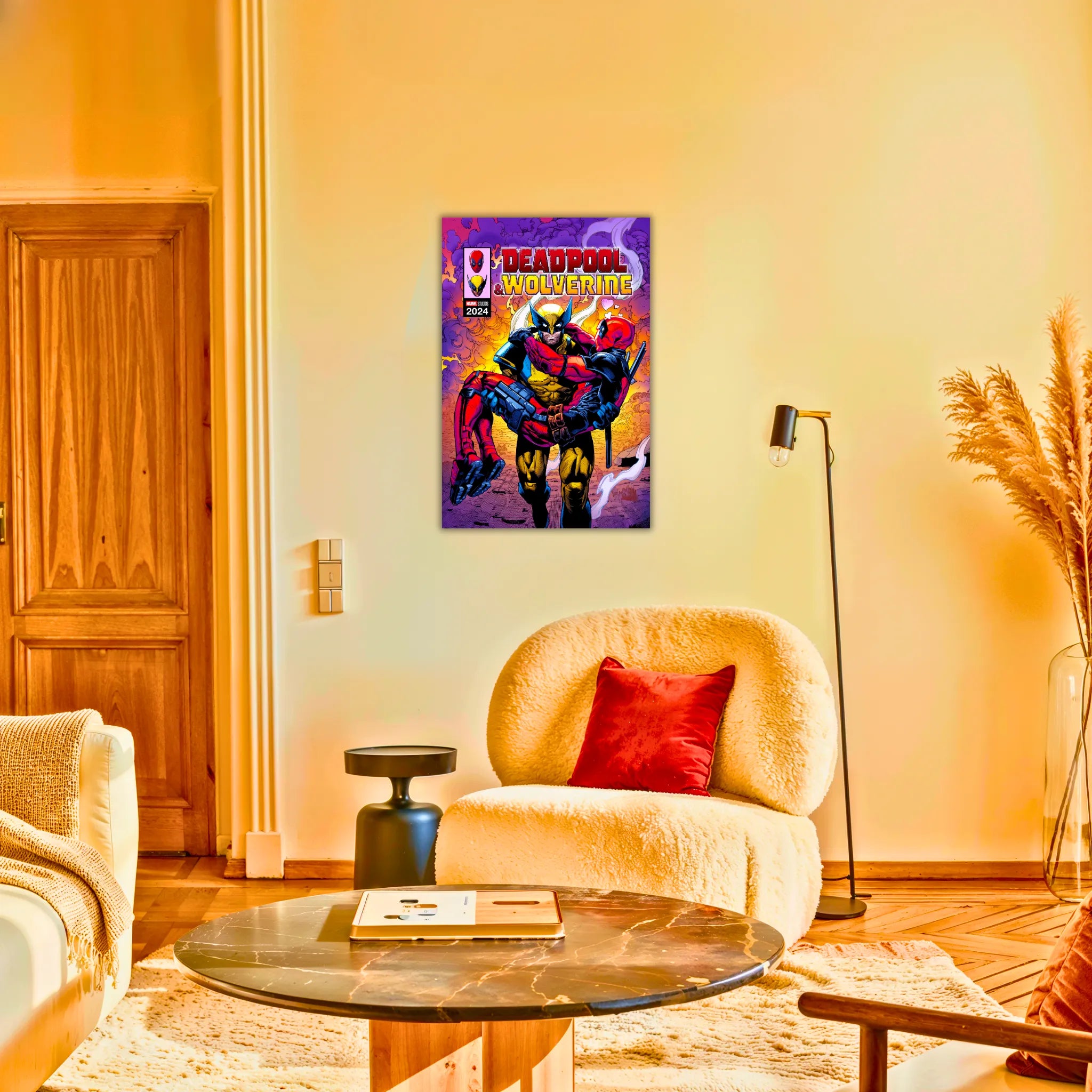 Tableau Deadpool Et Wolverine Affiche Comics