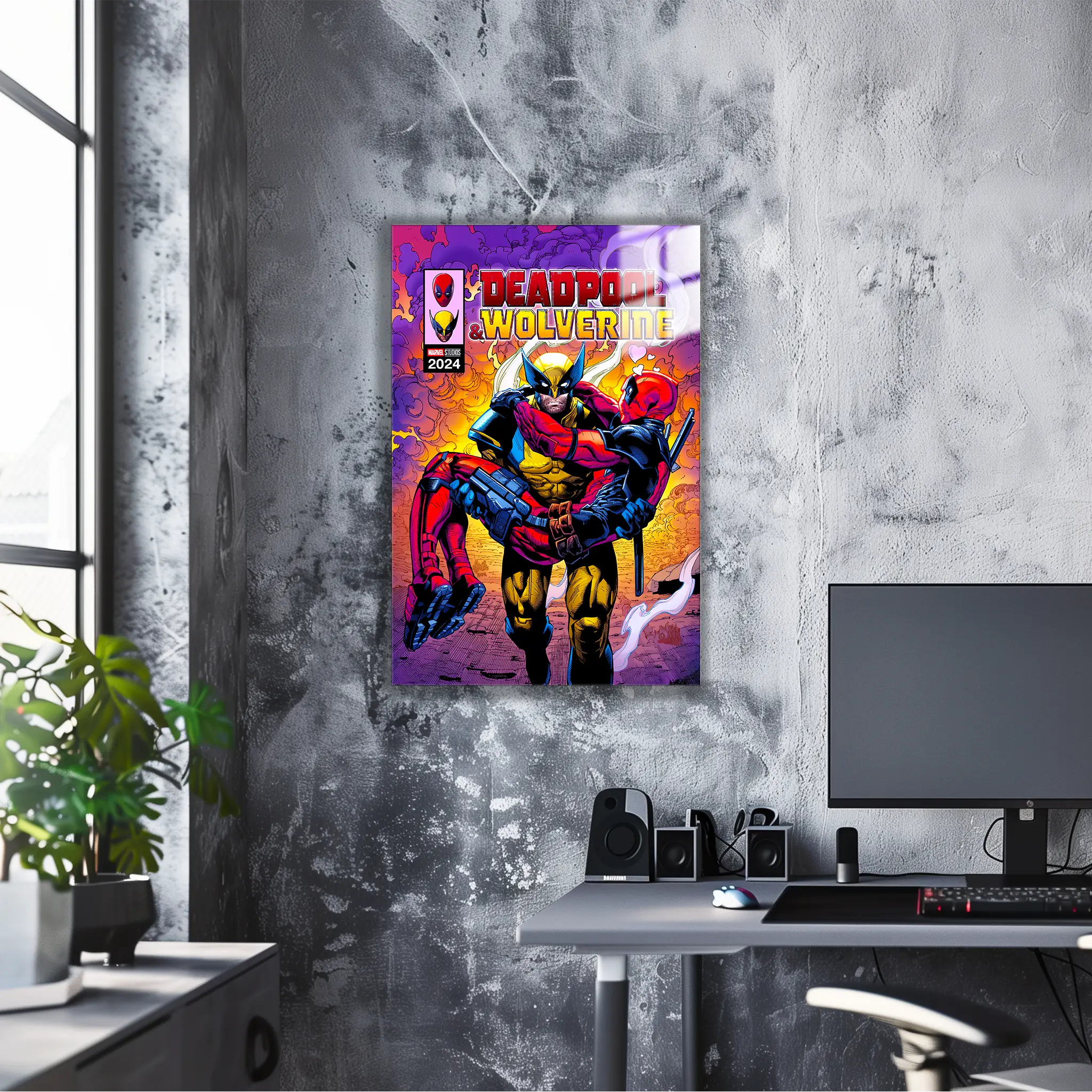 tableau-deadpool-et-wolverine-affiche-comics | DreamWay