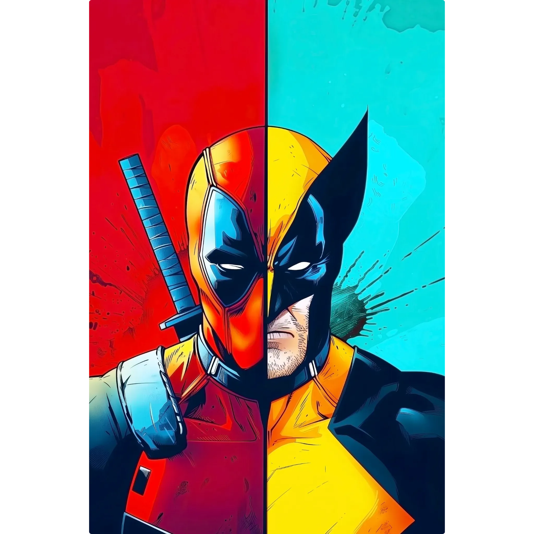 Tableau Deadpool Et Wolverine