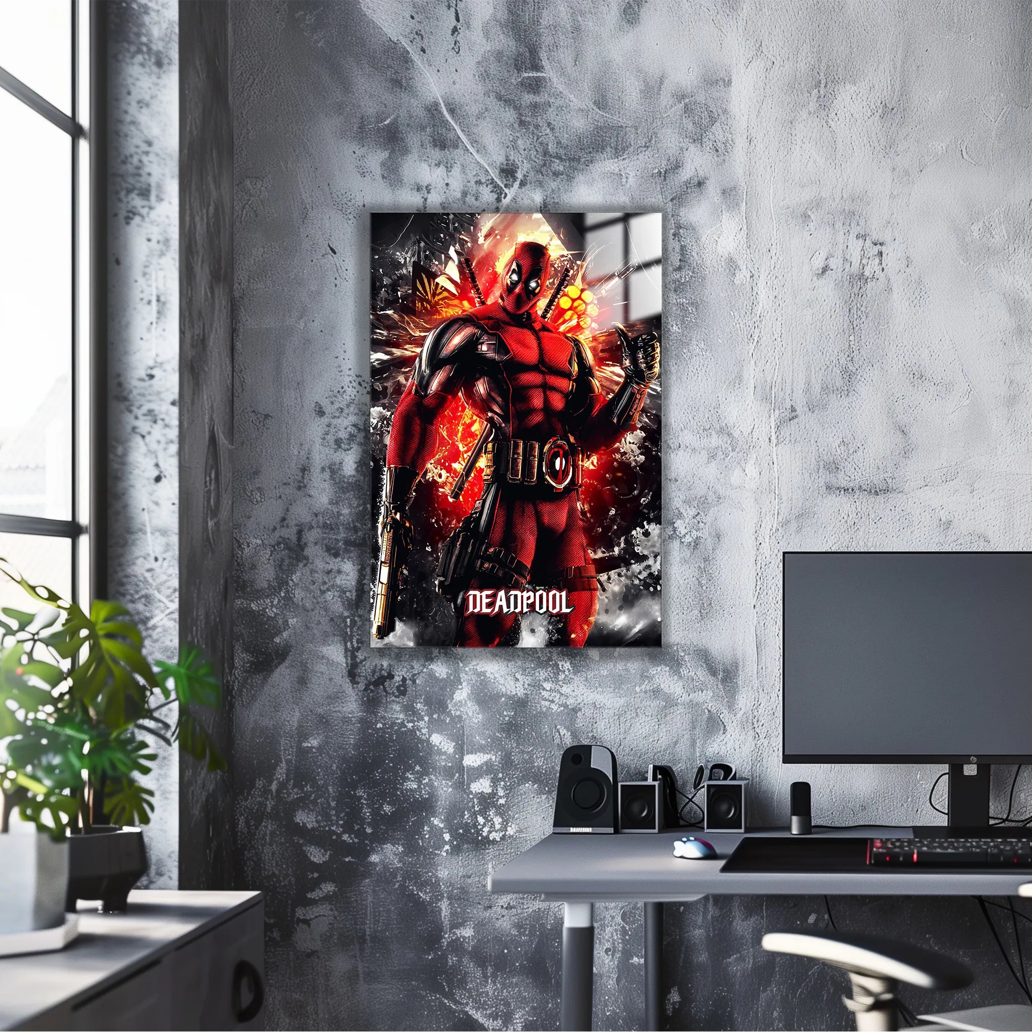 Tableau Deadpool Portrait