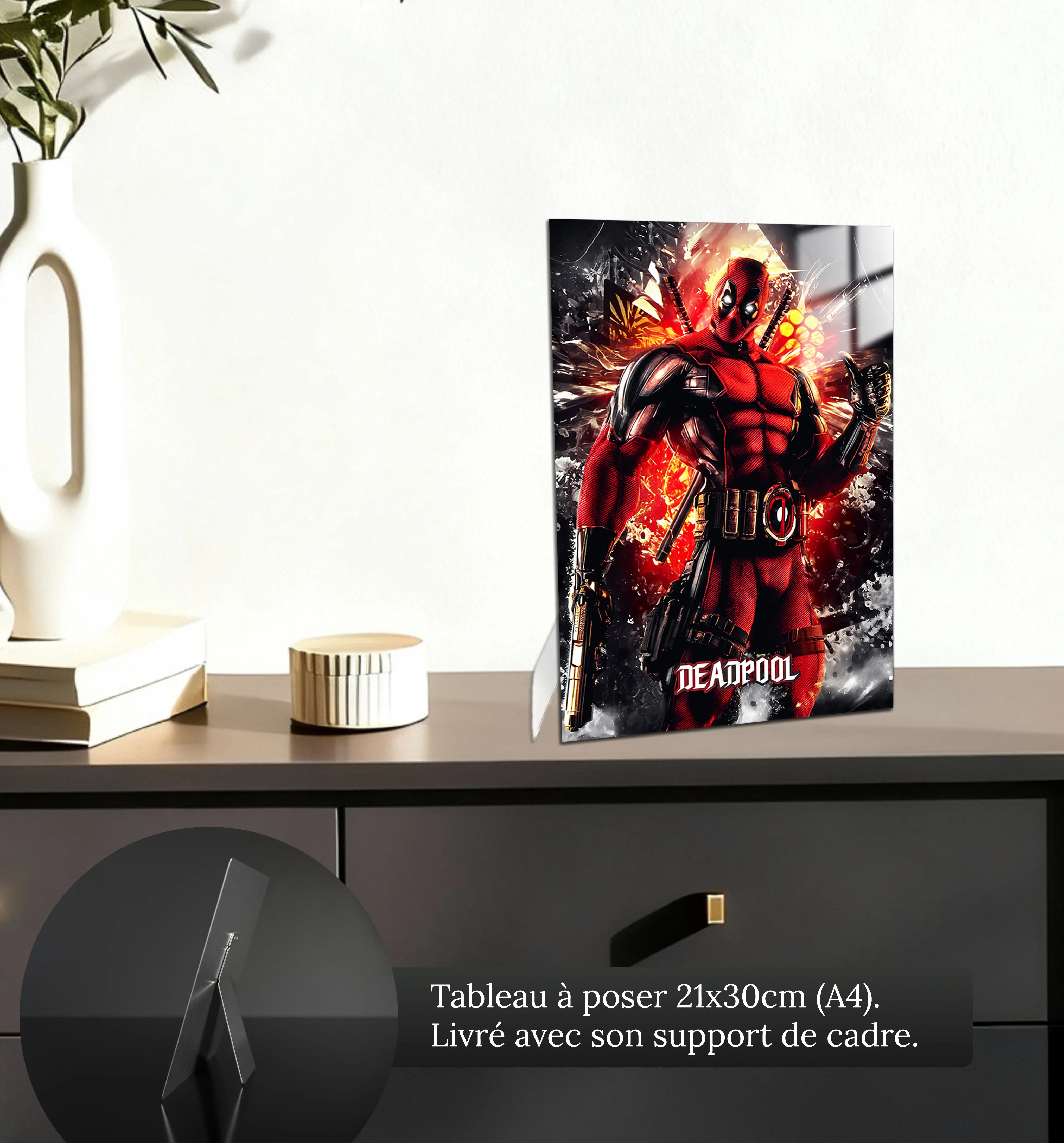 Tableau Deadpool Portrait