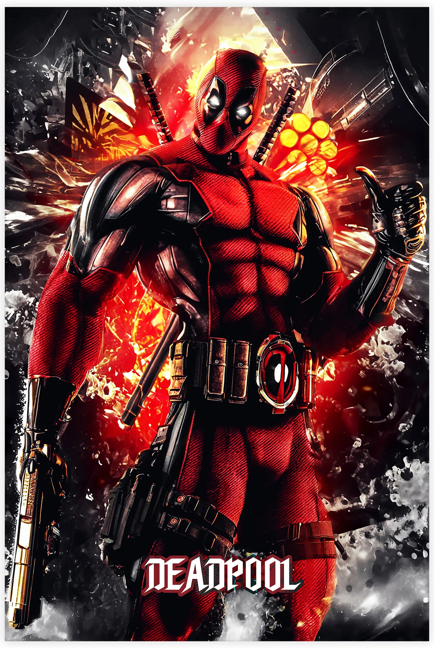Tableau Deadpool Portrait