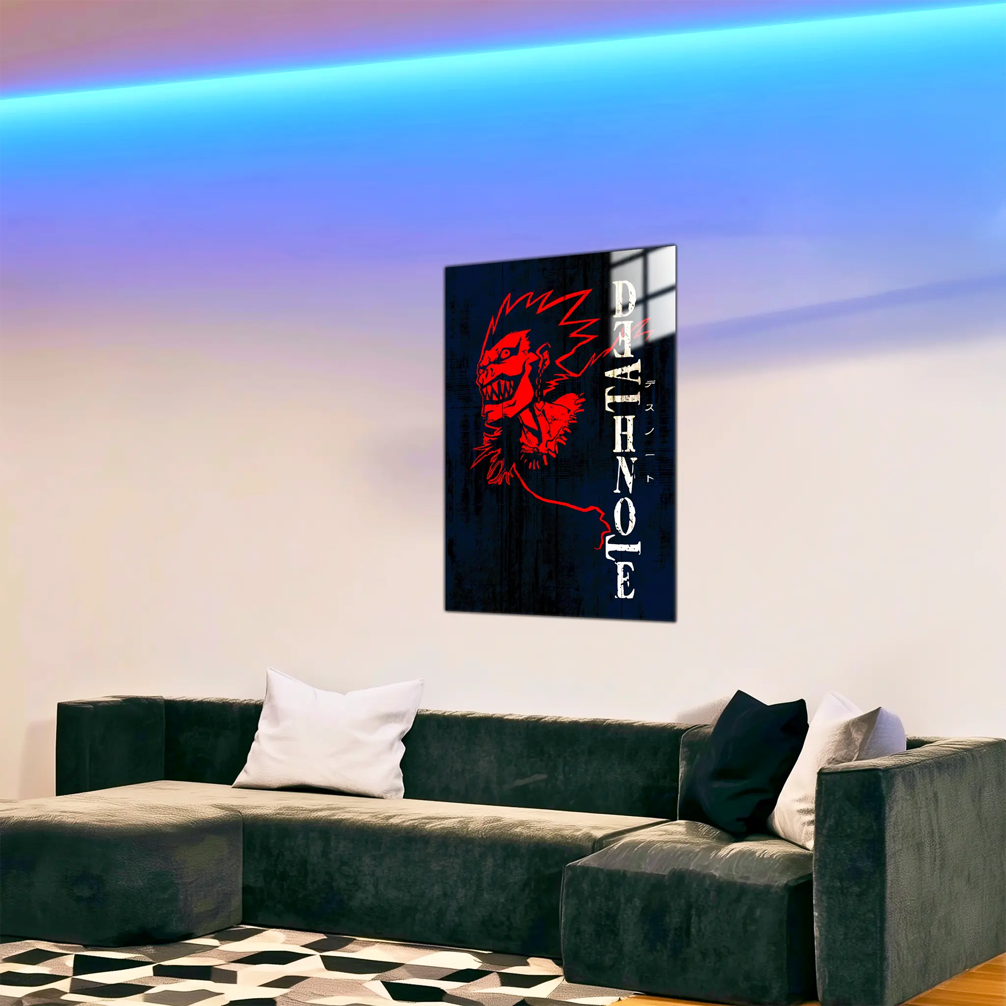tableau-deathnote-logo-ryuk-dans-le-salon | DreamWay