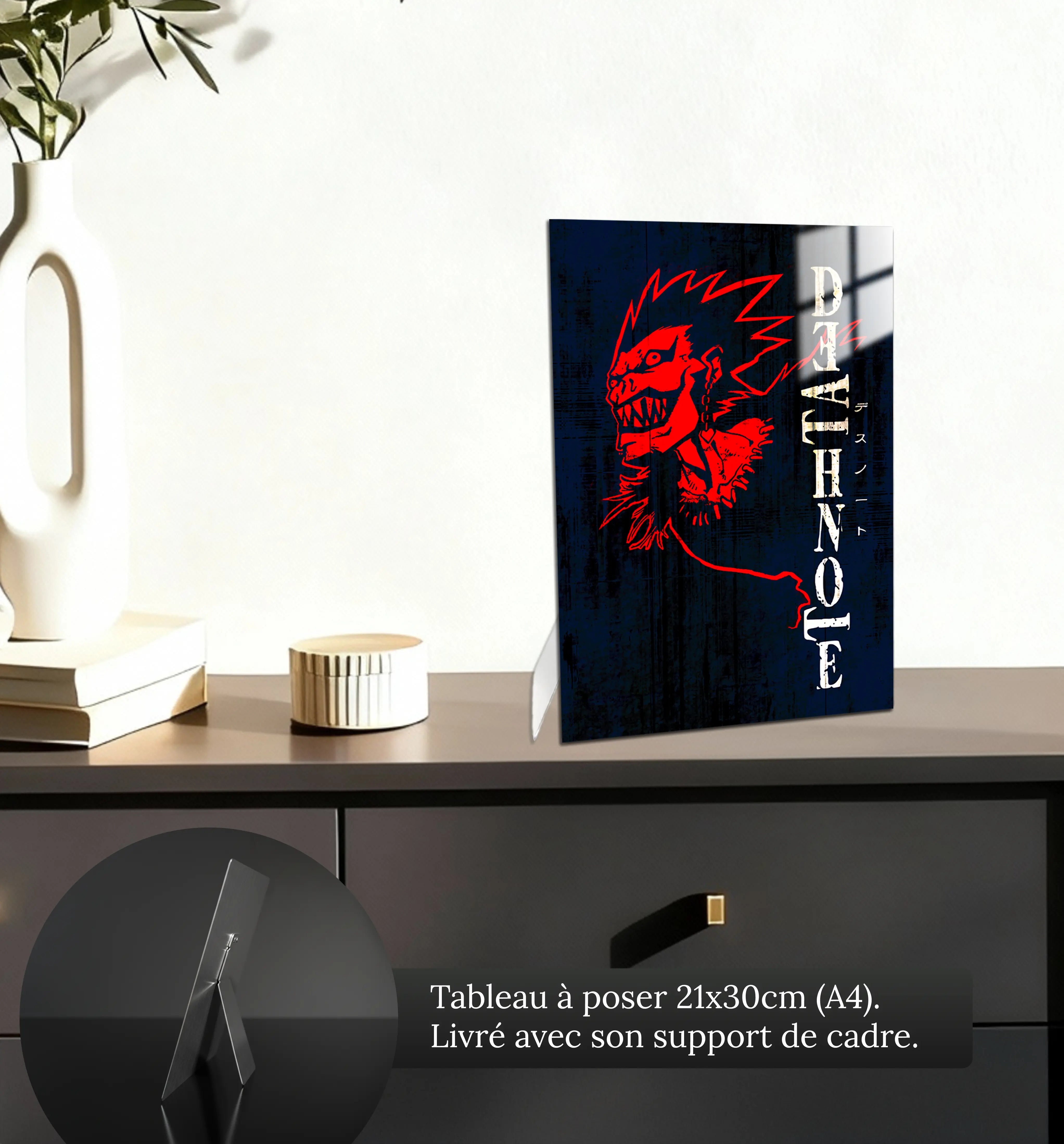 tableau-deathnote-logo-ryuk-petit-format-a-poser-sur-meuble | DreamWay