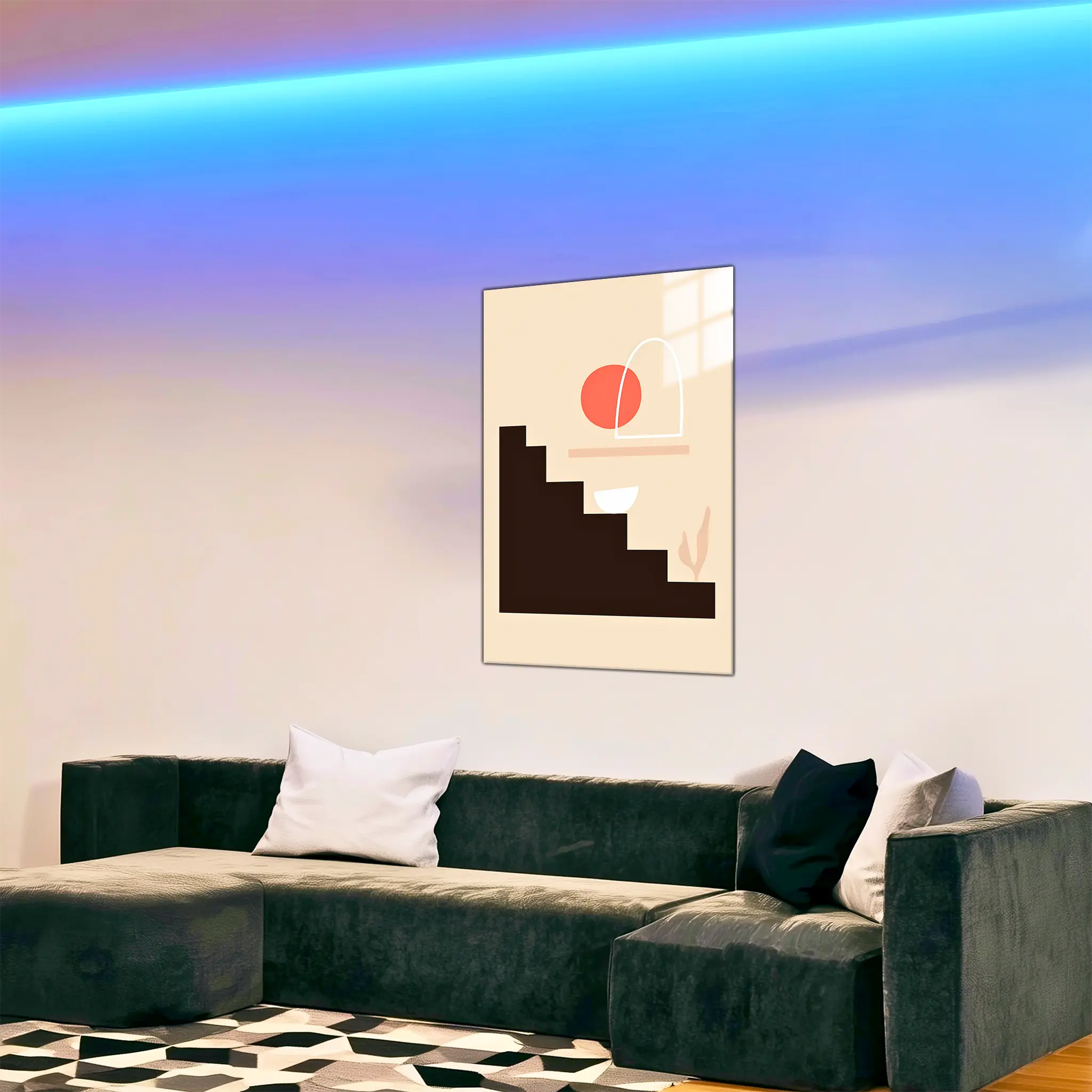 tableau-deco-boheme-dans-le-salon | DreamWay