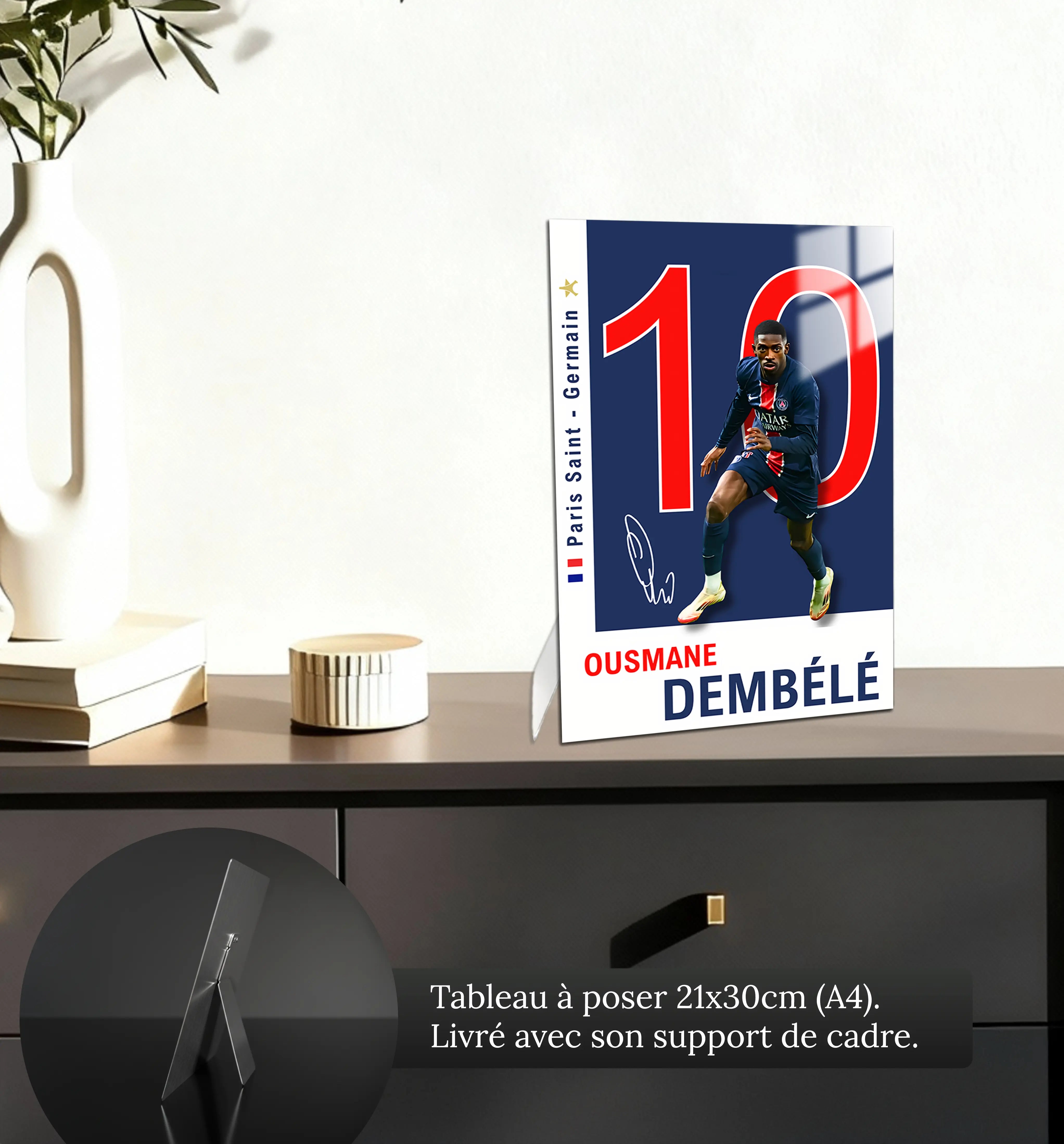 tableau-dembele-psg-petit-format-a-poser-sur-meuble | DreamWay