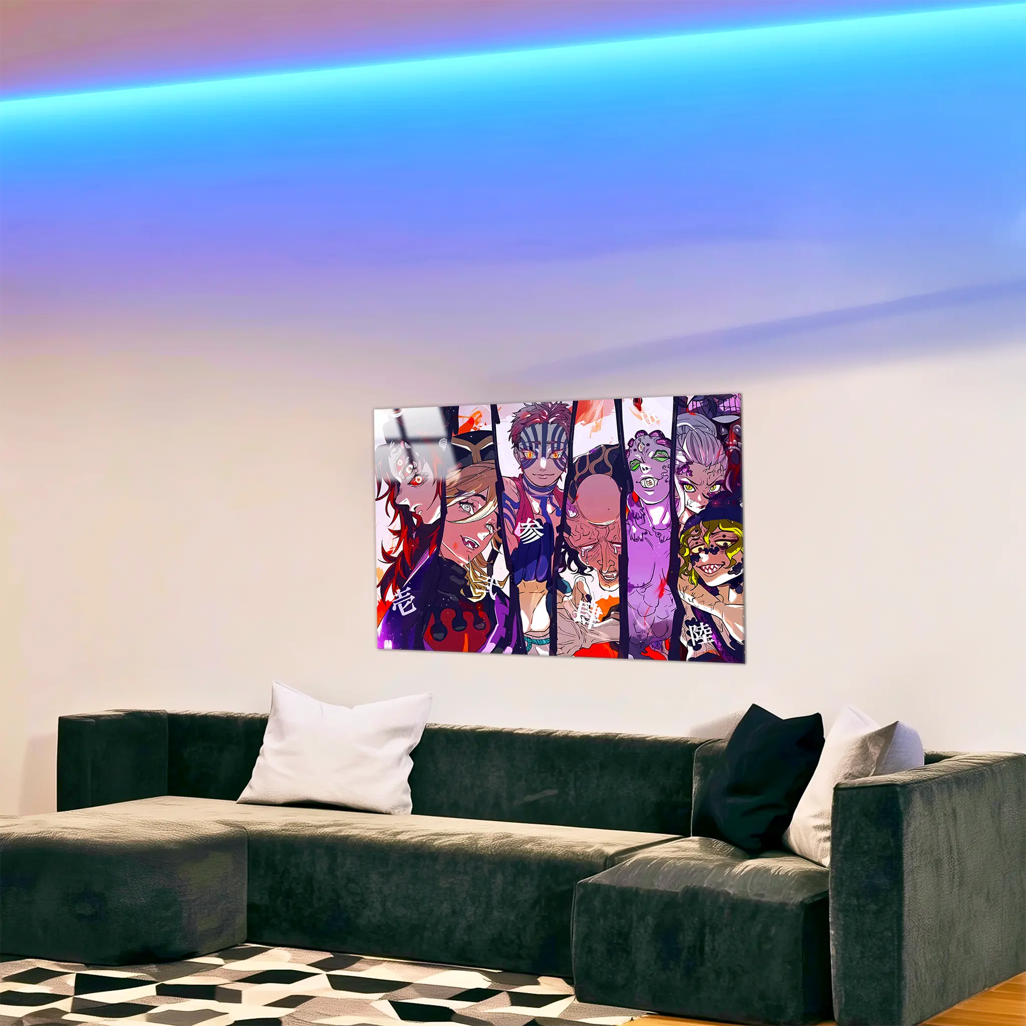 tableau-demon-slayer-les-demons-dans-le-salon | DreamWay