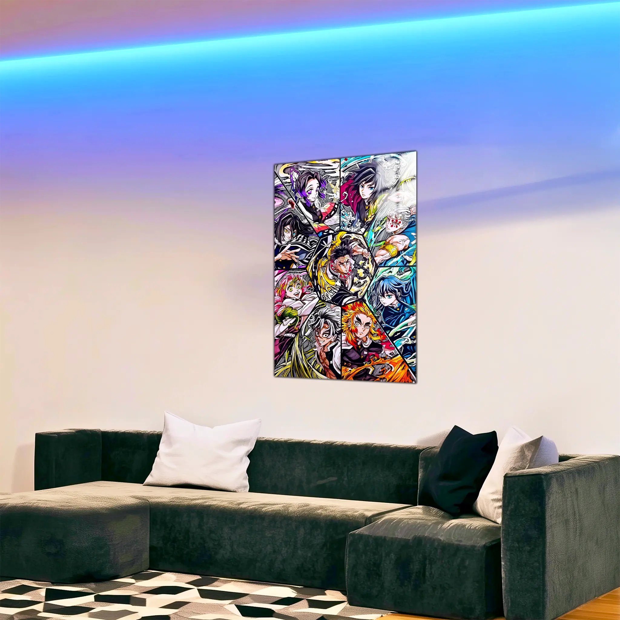 tableau-demon-slayer-les-pilliers-dans-le-salon | DreamWay