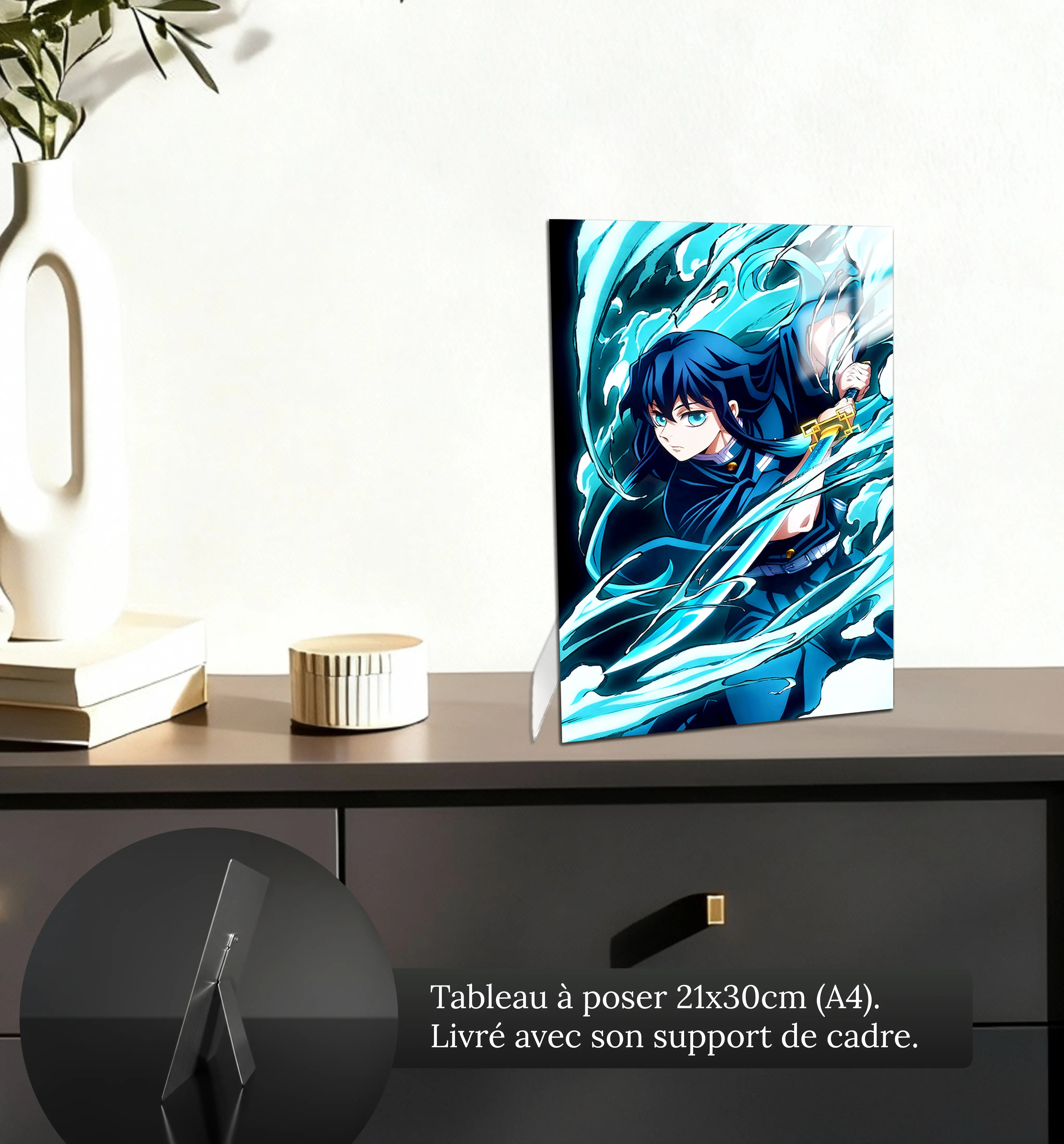 tableau-demon-slayer-muichiro-tokito-petit-format-a-poser-sur-meuble | DreamWay