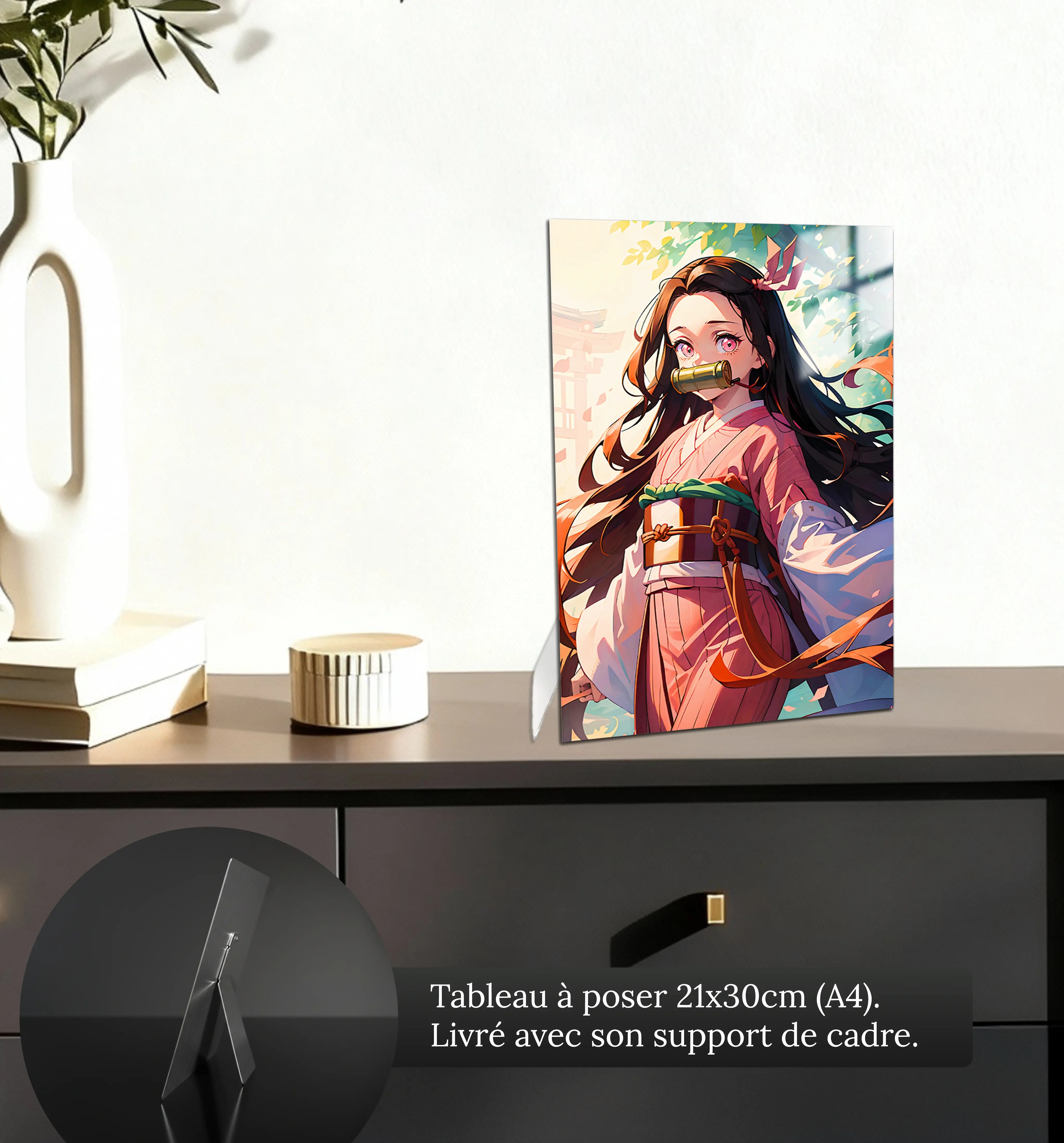 tableau-demon-slayer-nezuko-petit-format-a-poser-sur-meuble | DreamWay