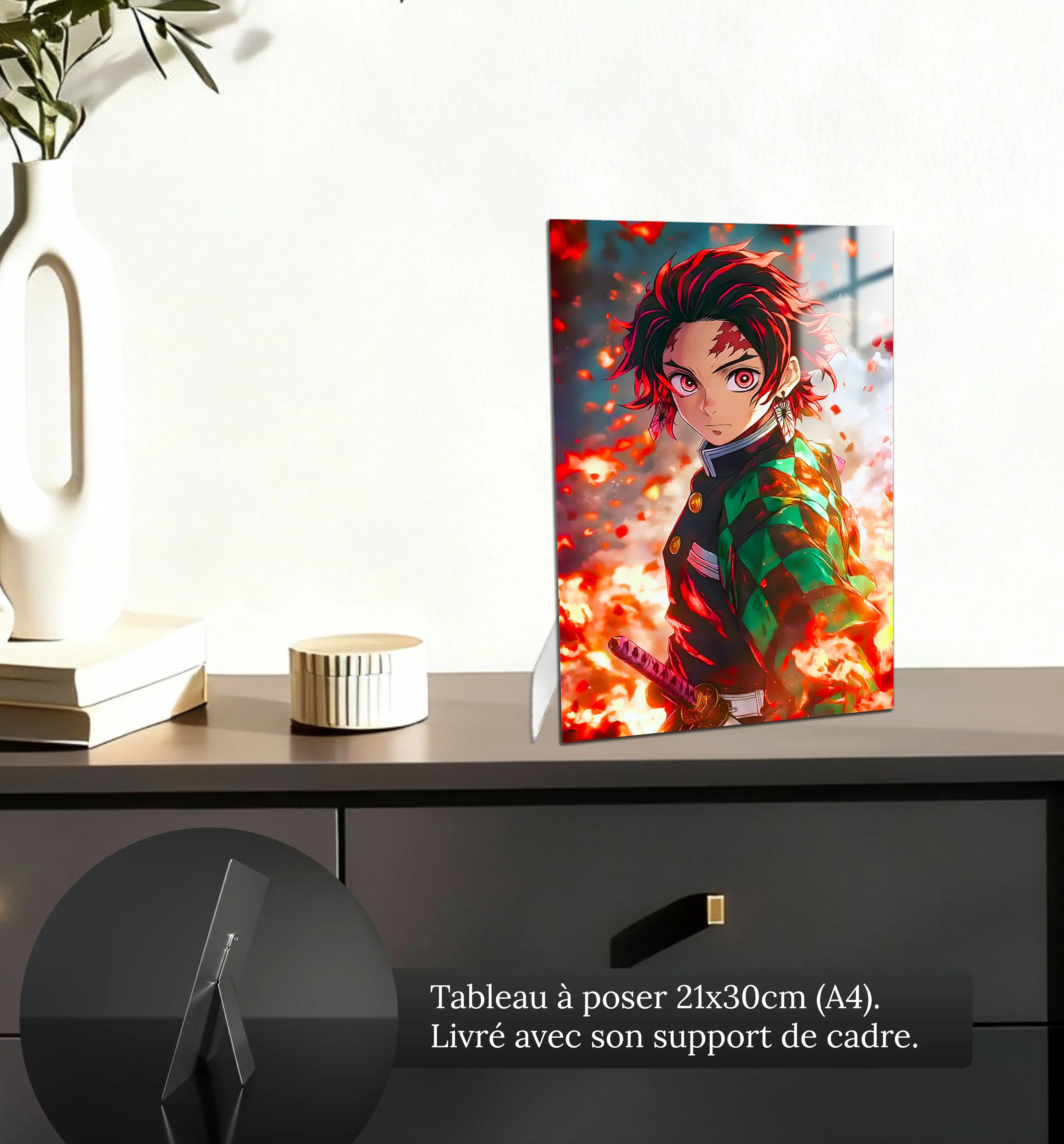tableau-demon-slayer-tanjiro-petit-format-a-poser-sur-meuble | DreamWay