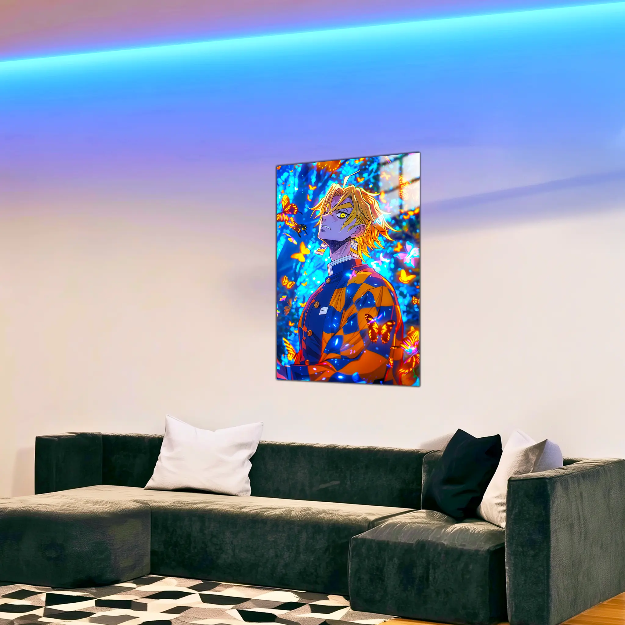 tableau-demon-slayer-zenitsu-dans-le-salon | DreamWay