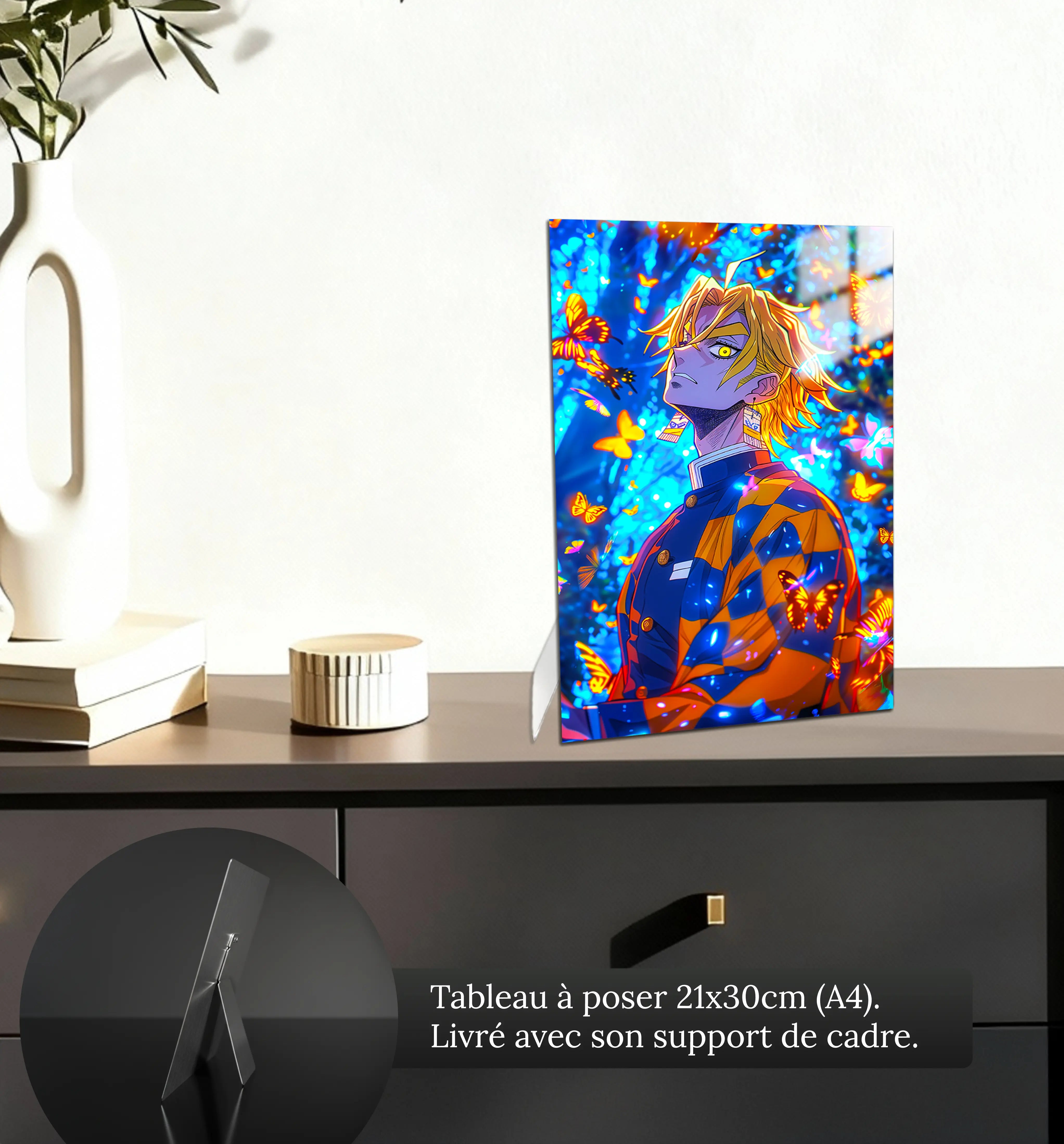 tableau-demon-slayer-zenitsu-petit-format-a-poser-sur-meuble | DreamWay