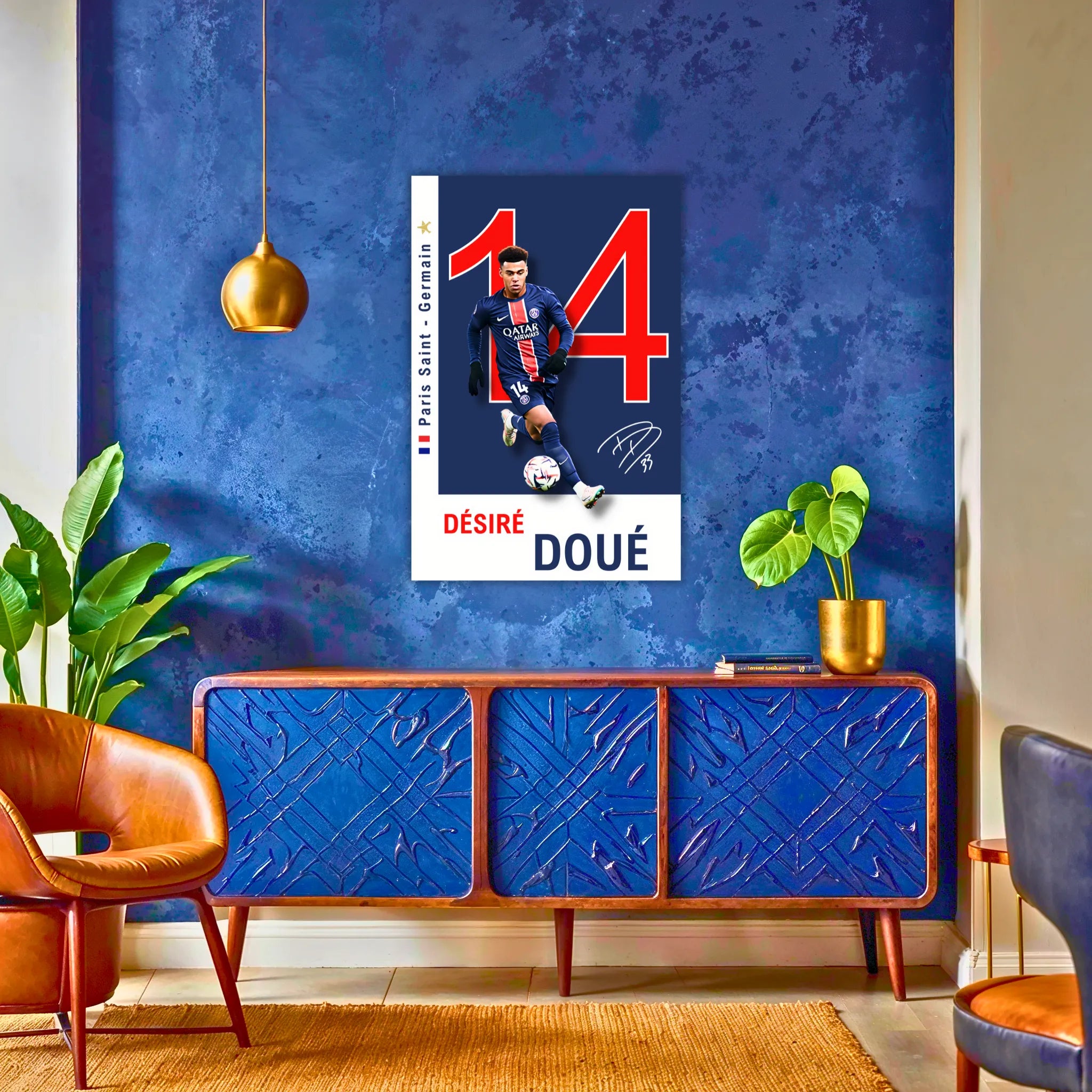 Tableau Desiré Doué PSG
