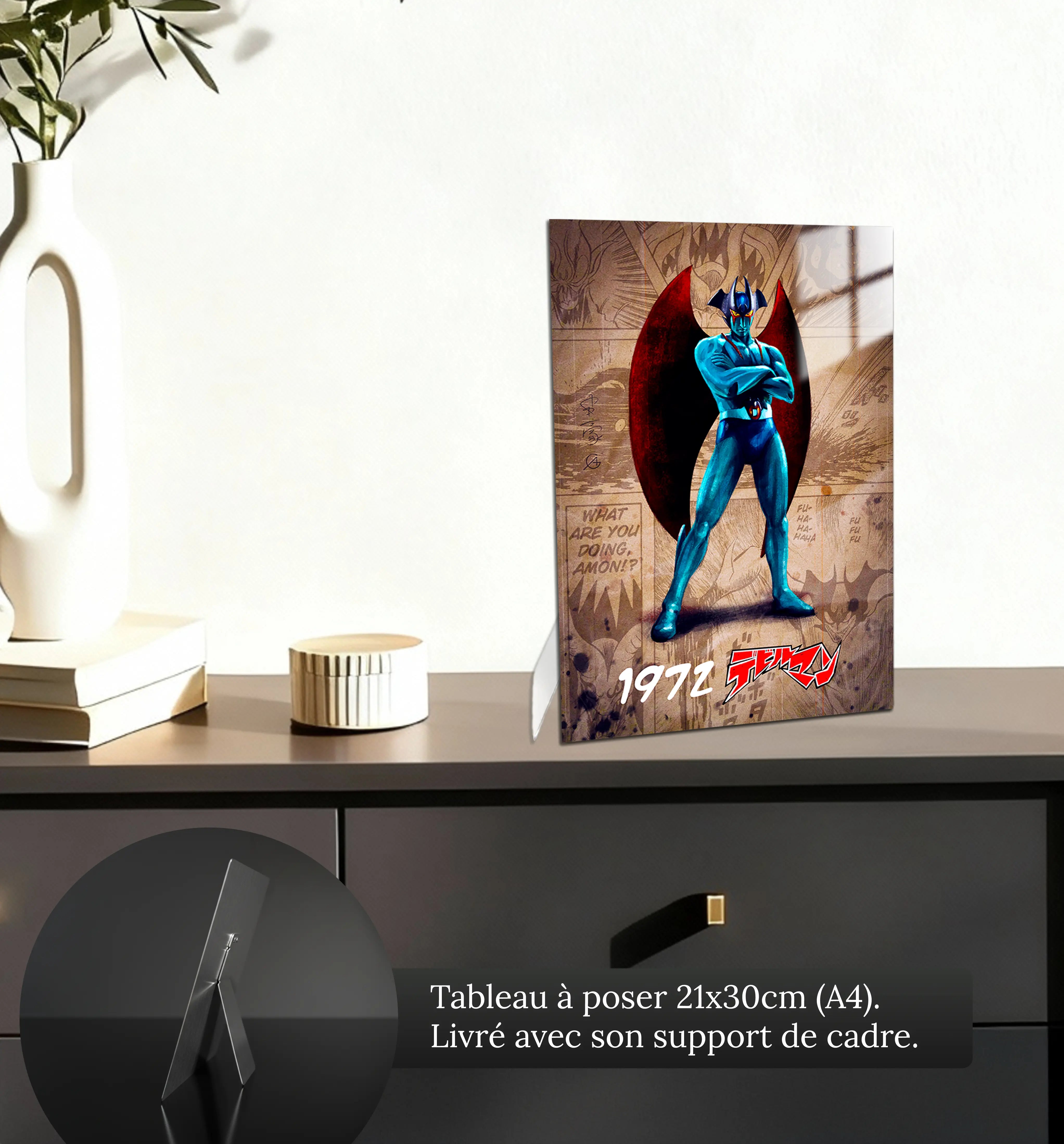 tableau-devilman-1972-bd-petit-format-a-poser-sur-meuble | DreamWay