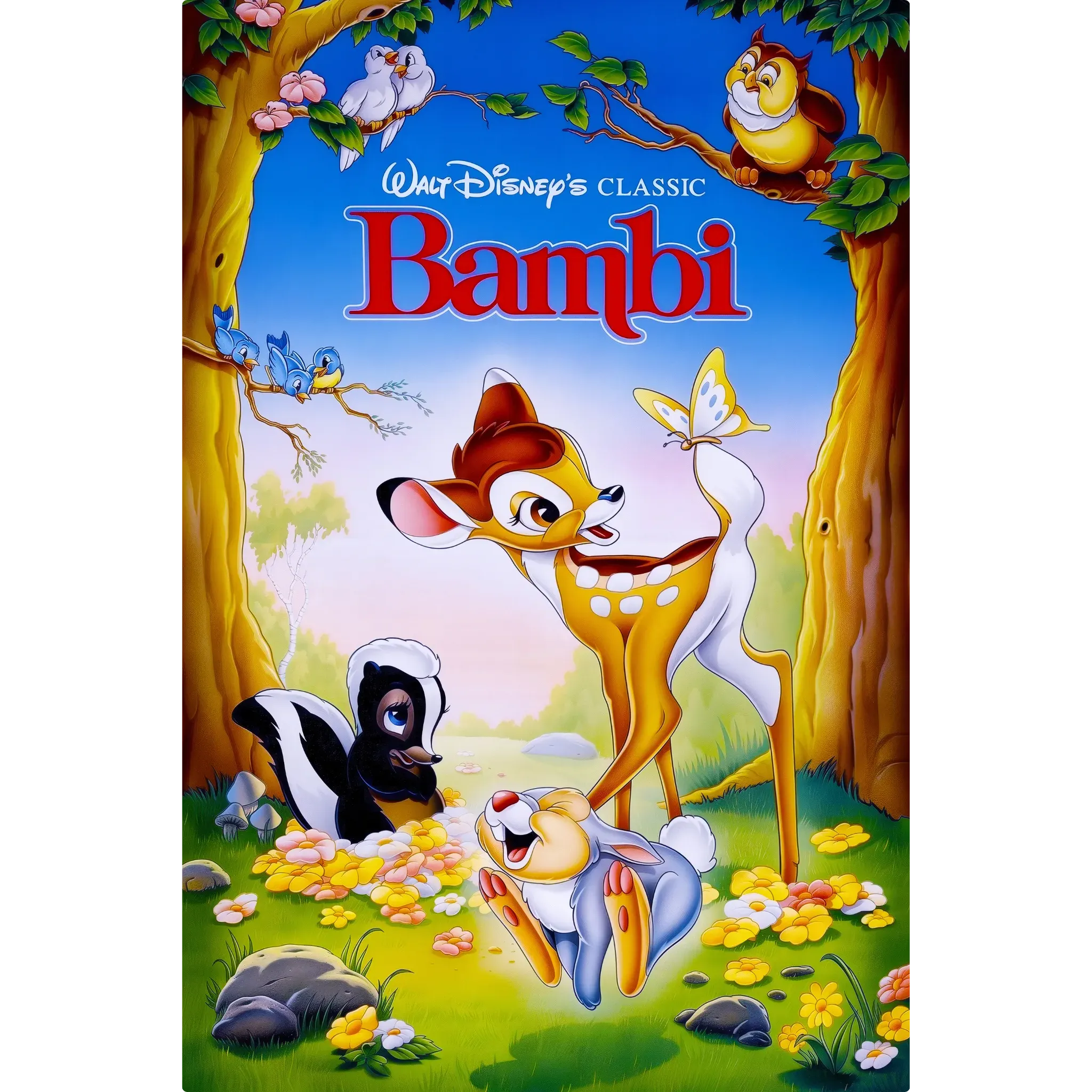 Tableau Disney Affiche Bambi