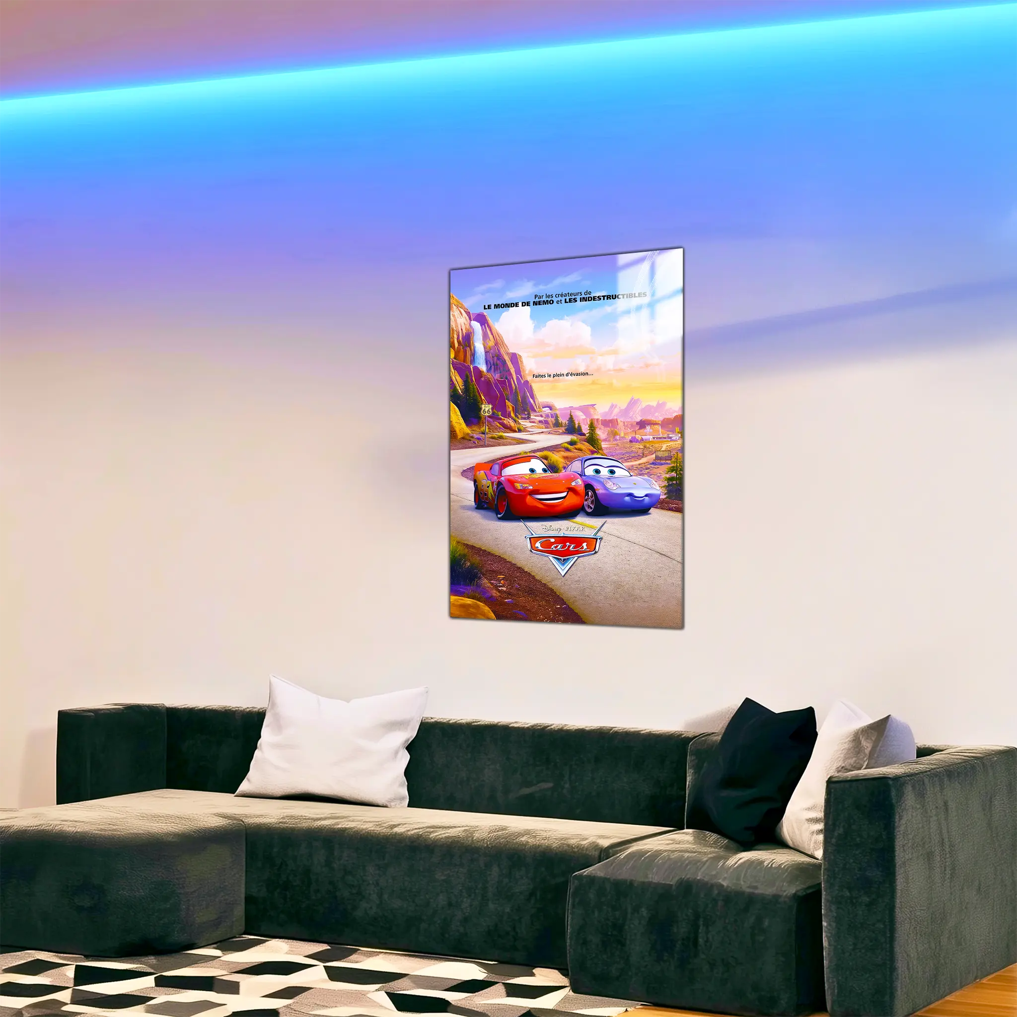 tableau-disney-affiche-cars-dans-le-salon | DreamWay