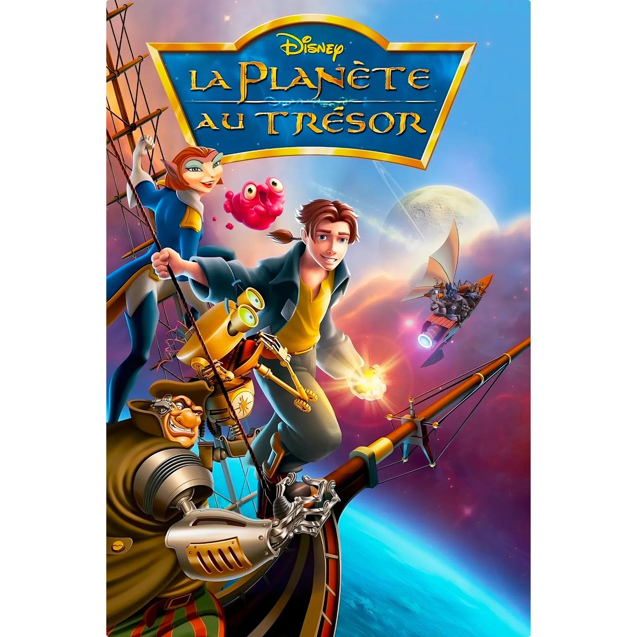 Tableau Disney Affiche la Planète au Trésor