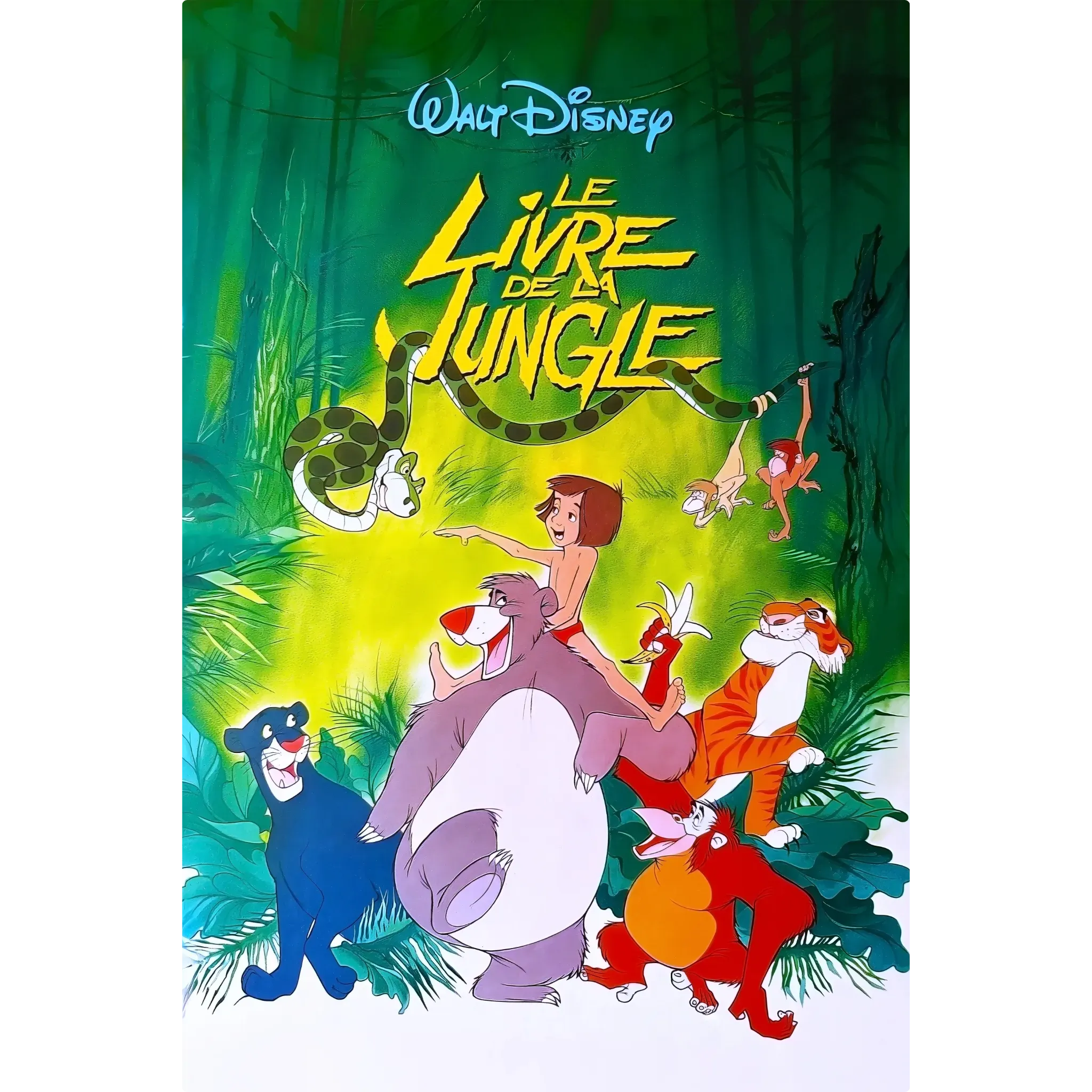 Tableau Disney Affiche le Livre de la Jungle