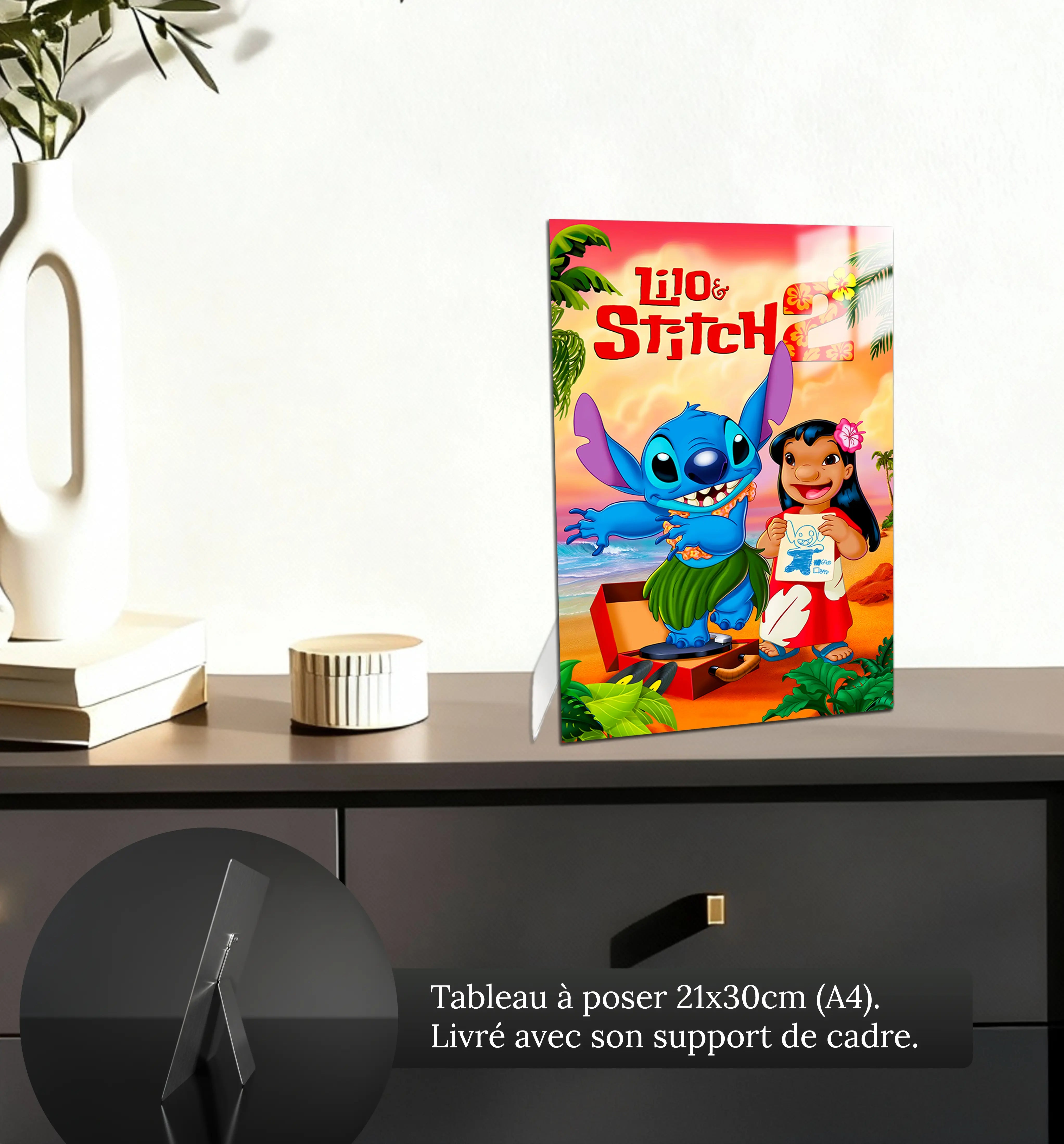 tableau-disney-affiche-lilo-et-stitch-2-petit-format-a-poser-sur-meuble | DreamWay