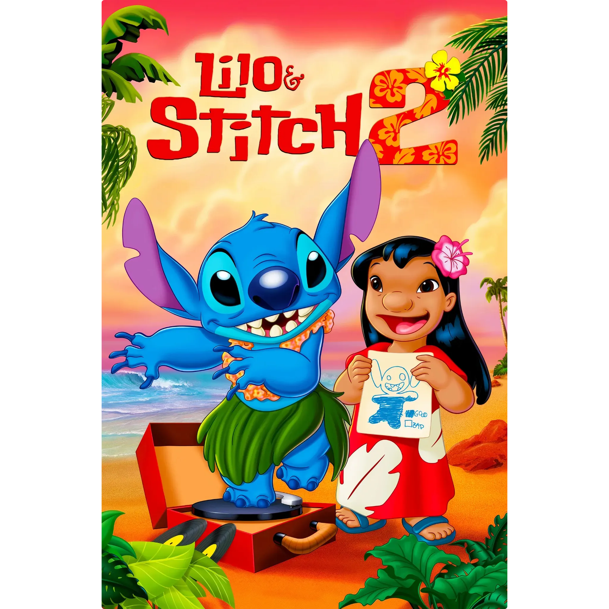 Tableau Disney Affiche Lilo et Stitch 2