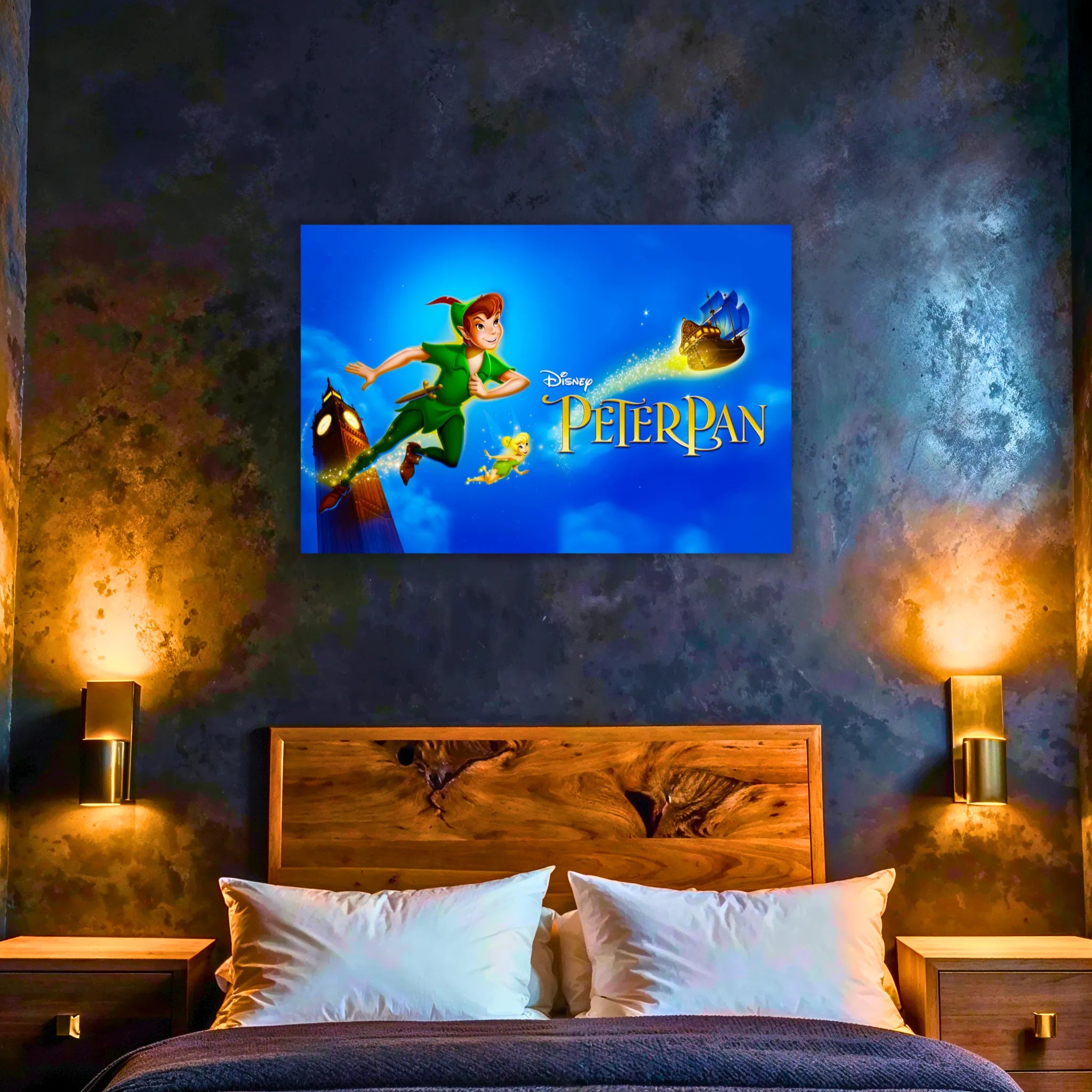 Tableau Disney Affiche Peter Pan