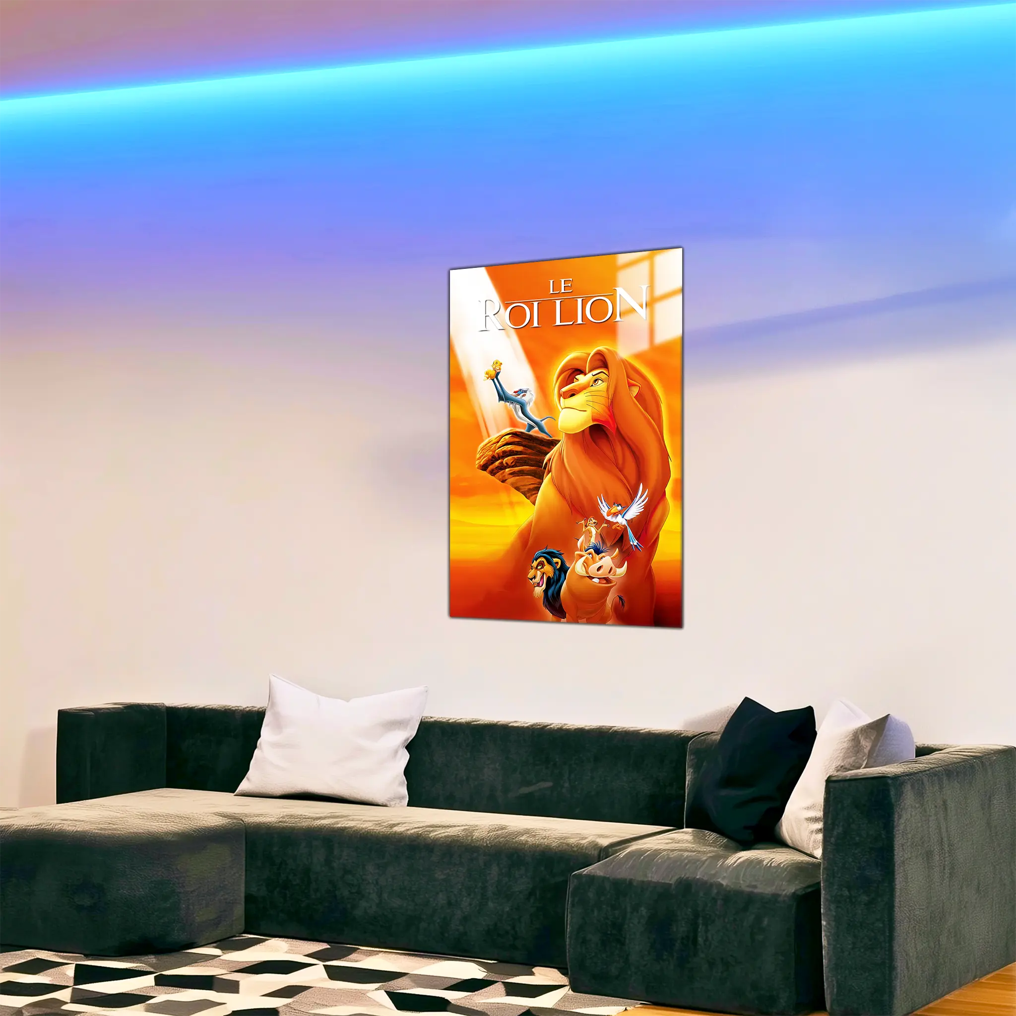 tableau-disney-affiche-roi-lion-dans-le-salon | DreamWay