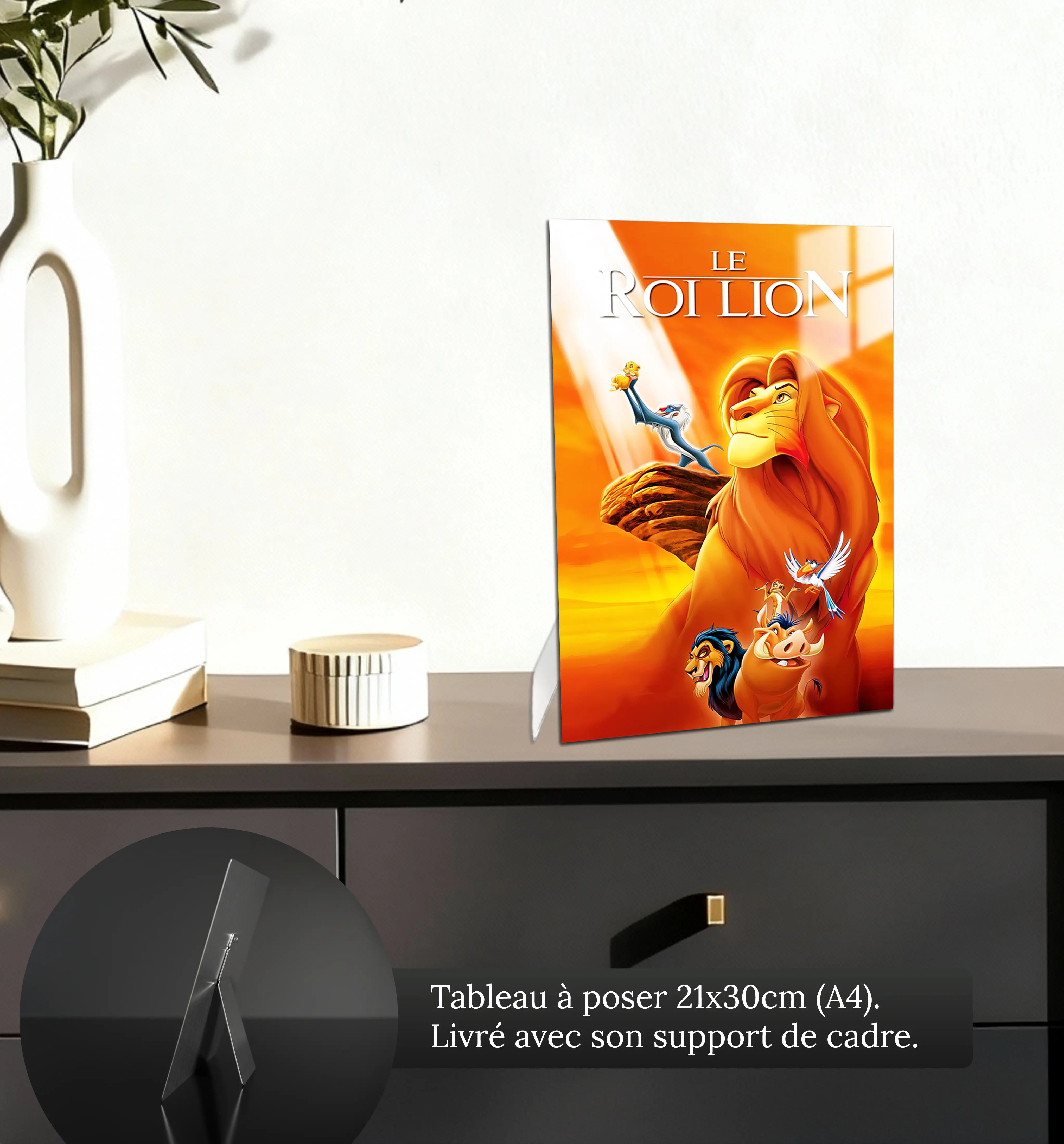 tableau-disney-affiche-roi-lion-petit-format-a-poser-sur-meuble | DreamWay