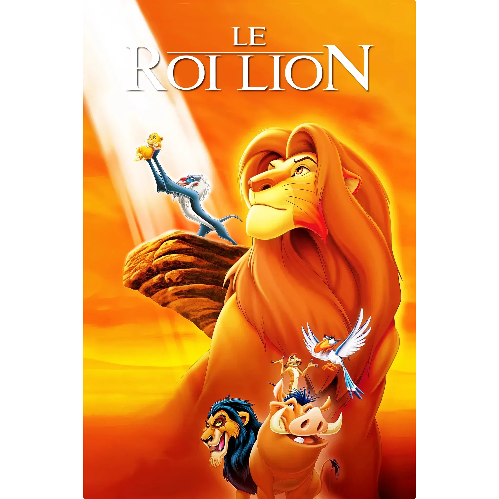 Tableau Disney Affiche Roi Lion