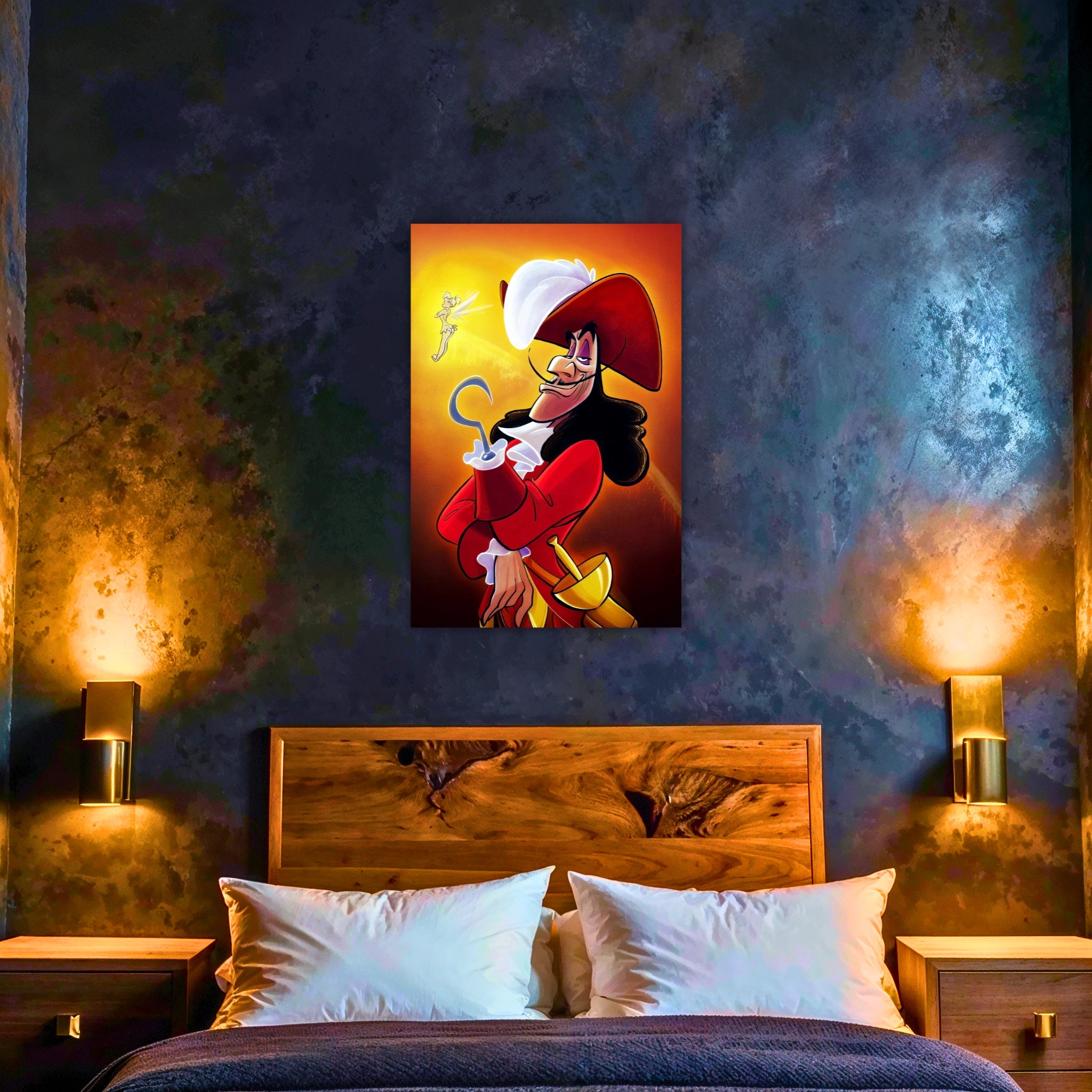 tableau-disney-capitaine-crochet-et-la-fee-clochette | DreamWay