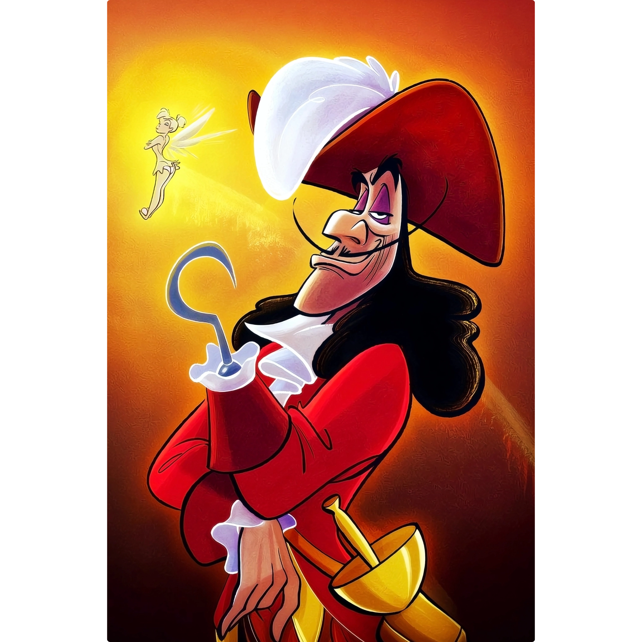 tableau-disney-capitaine-crochet-et-la-fee-clochette | DreamWay