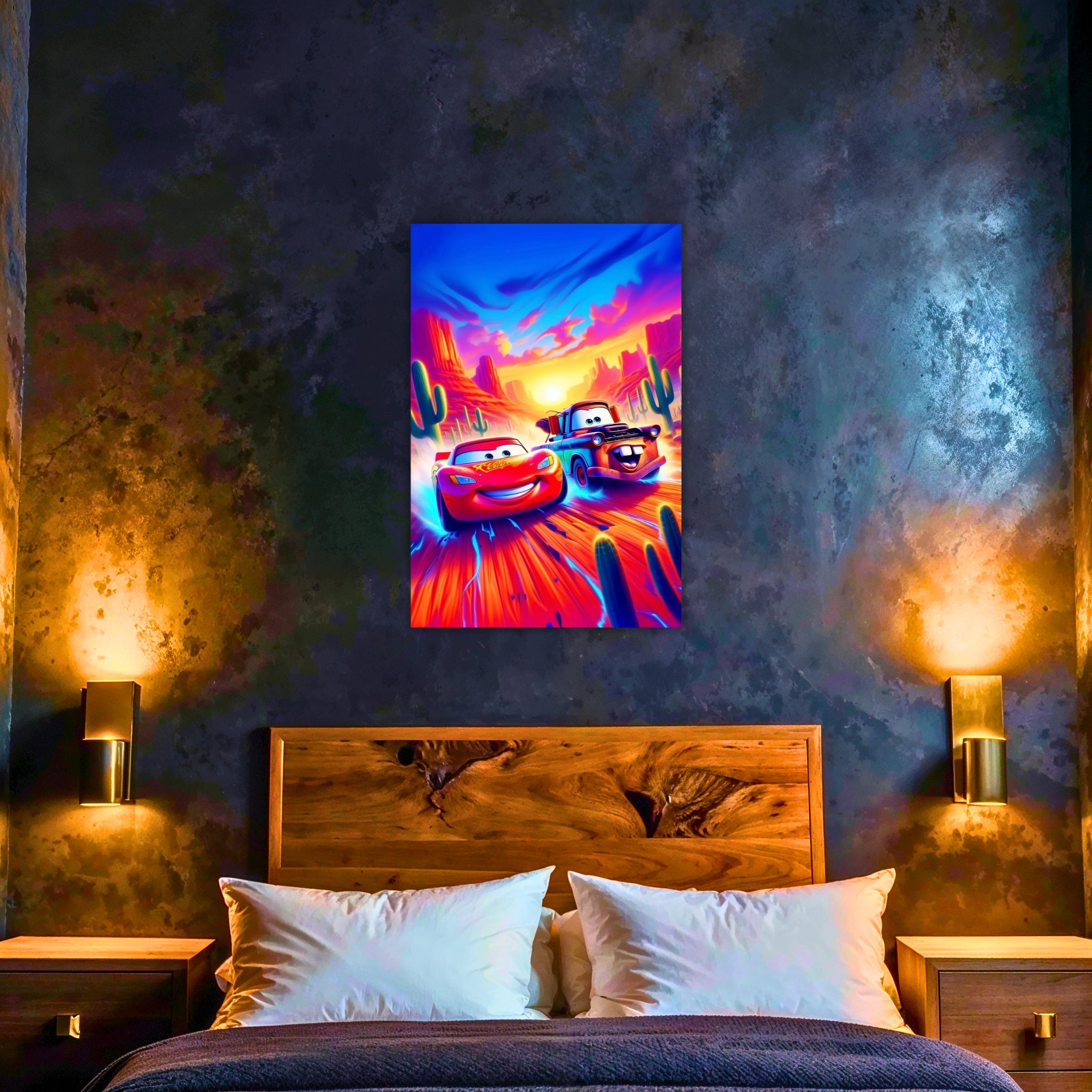 tableau-disney-cars-mcqueen-et-martin | DreamWay