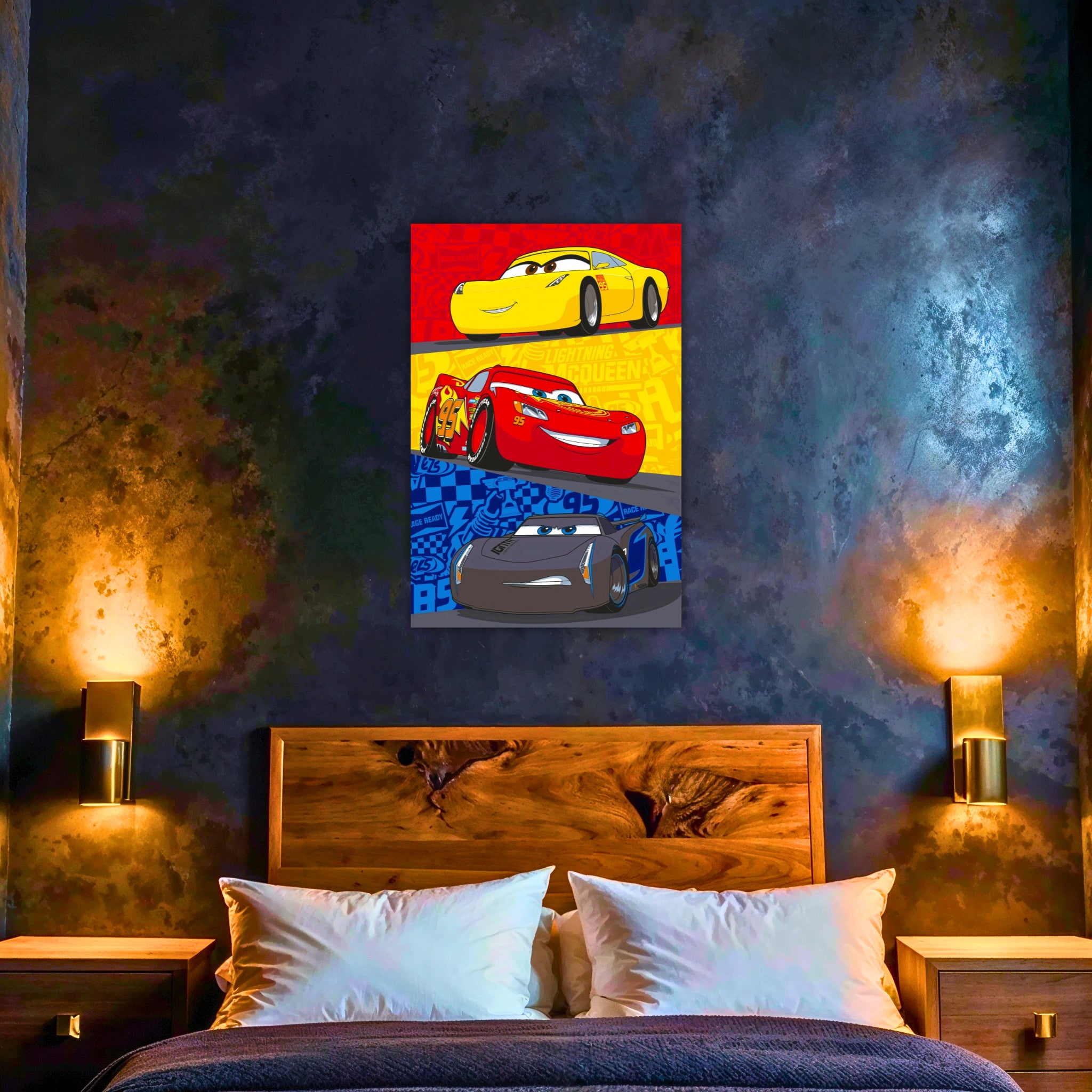 tableau-disney-flash-mcqueen-adversaire | DreamWay
