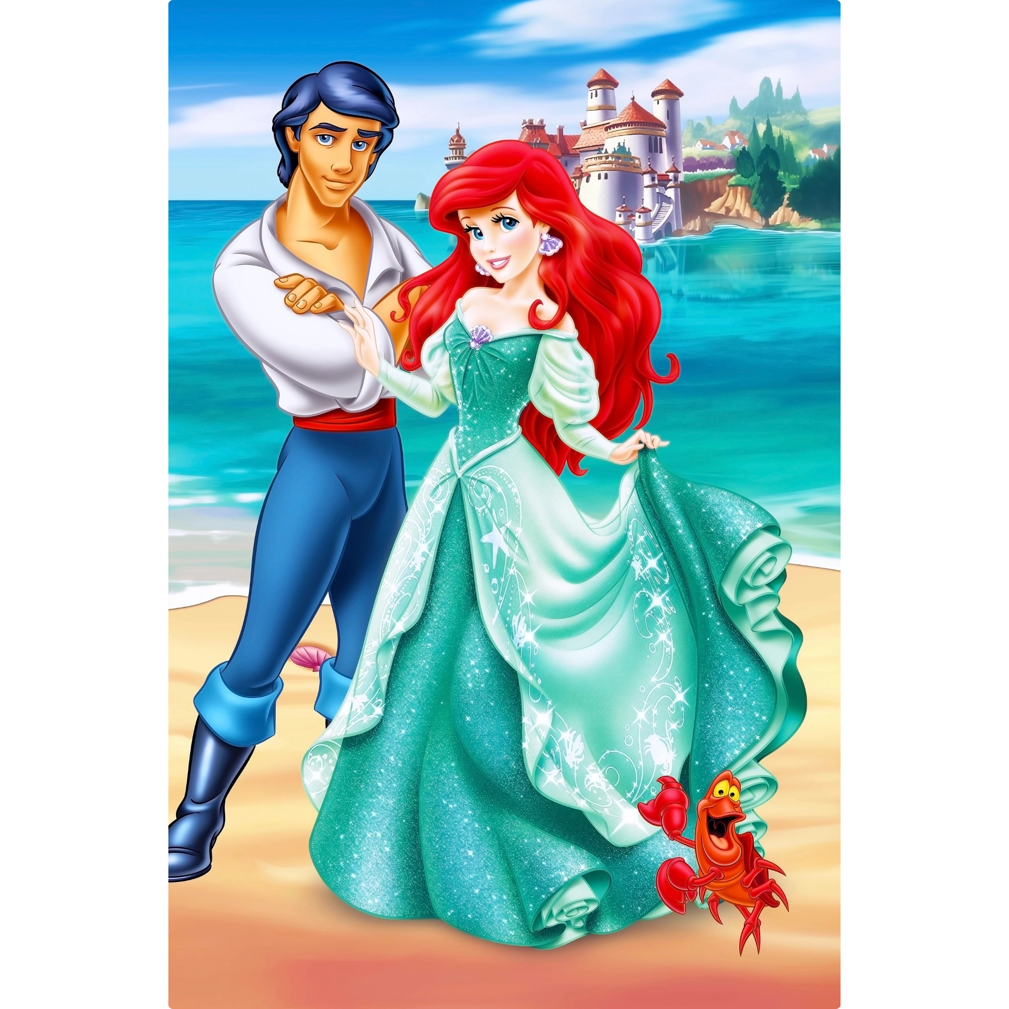 Tableau La Petite Sirène Ariel Eric Et Sebastien