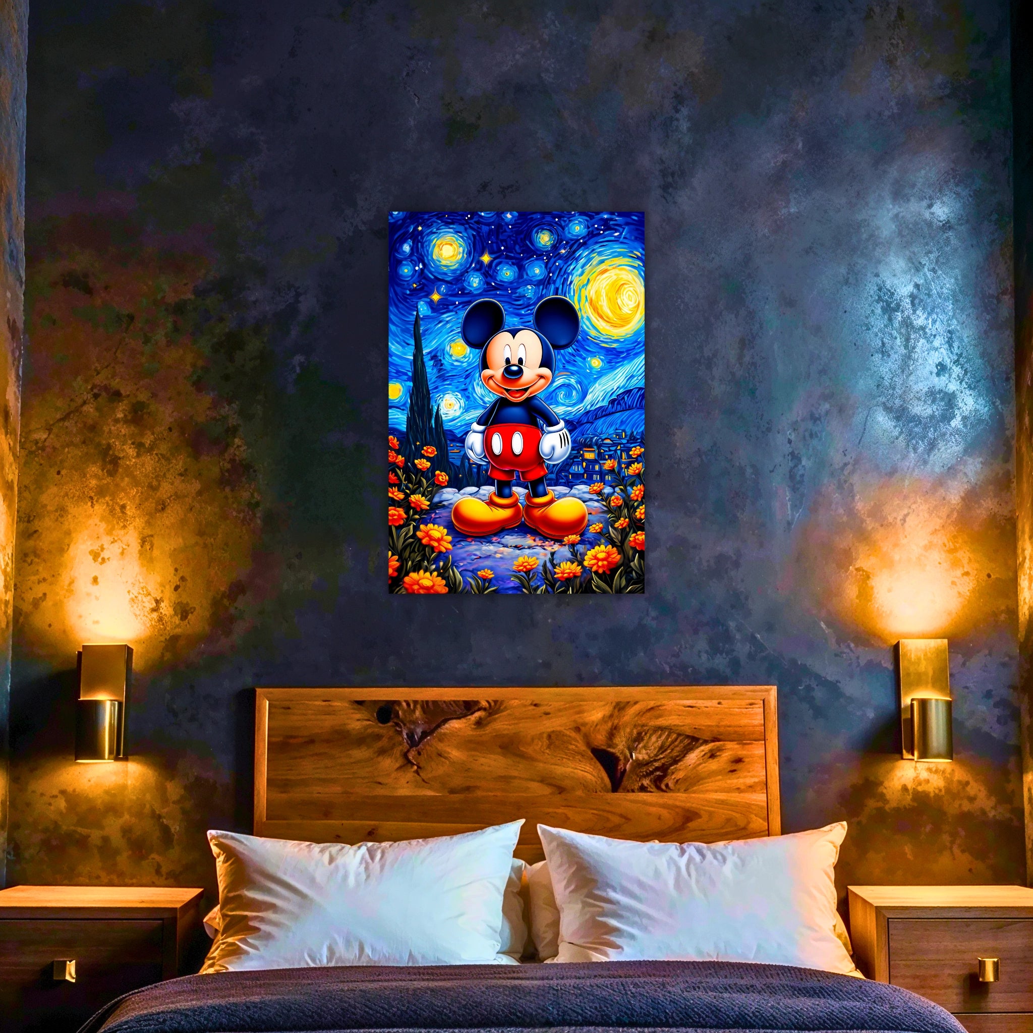 Tableau Mickey Van Gogh